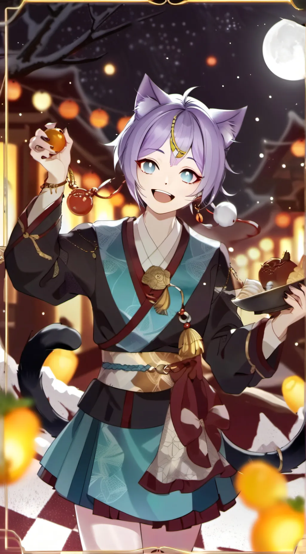 ai character: Catnap background