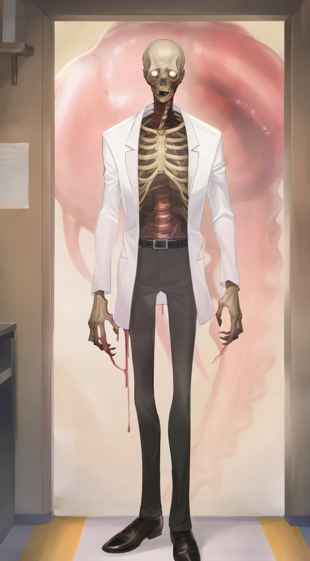 ai character: Undead background