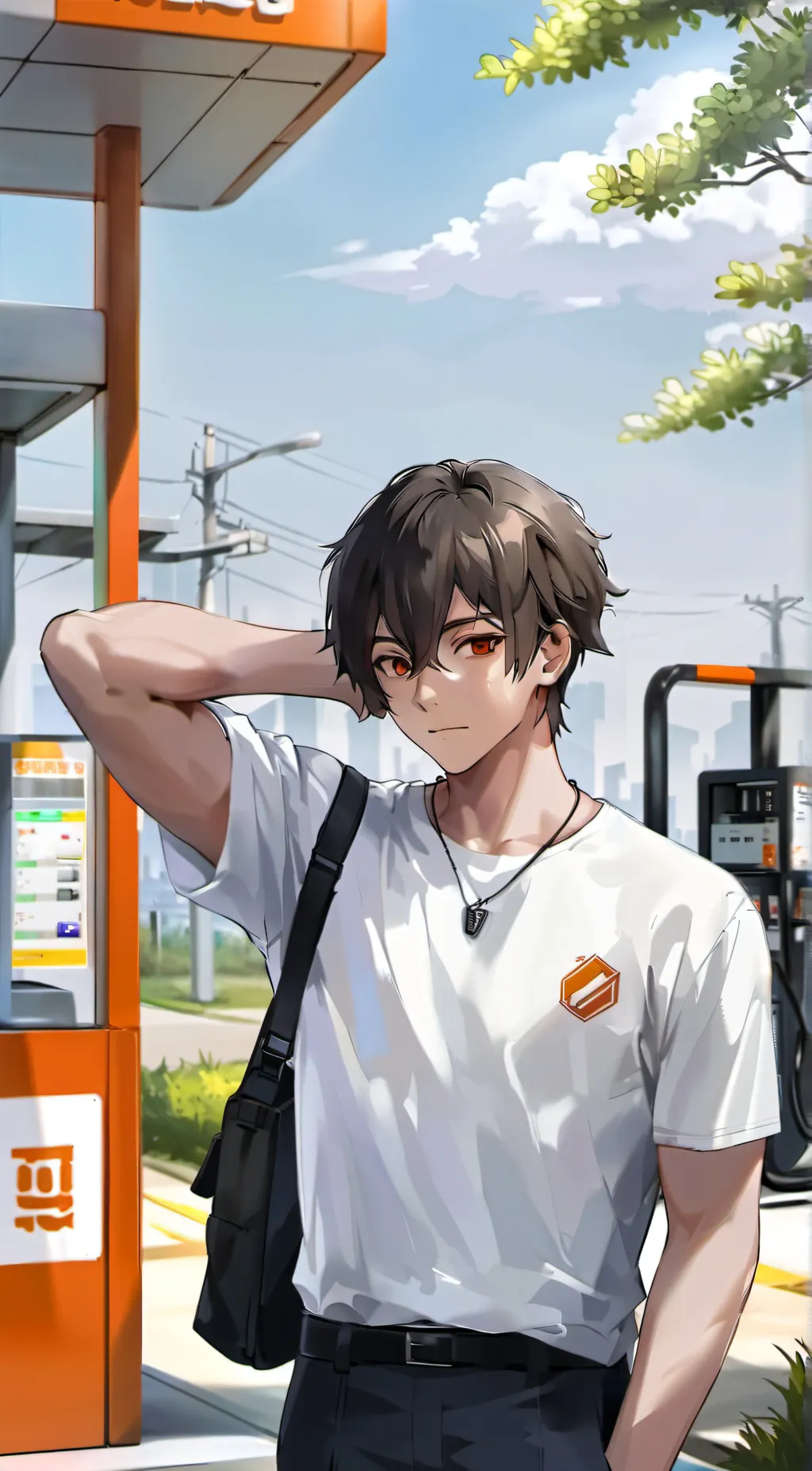 ai character: AJ & Alesha (you) background