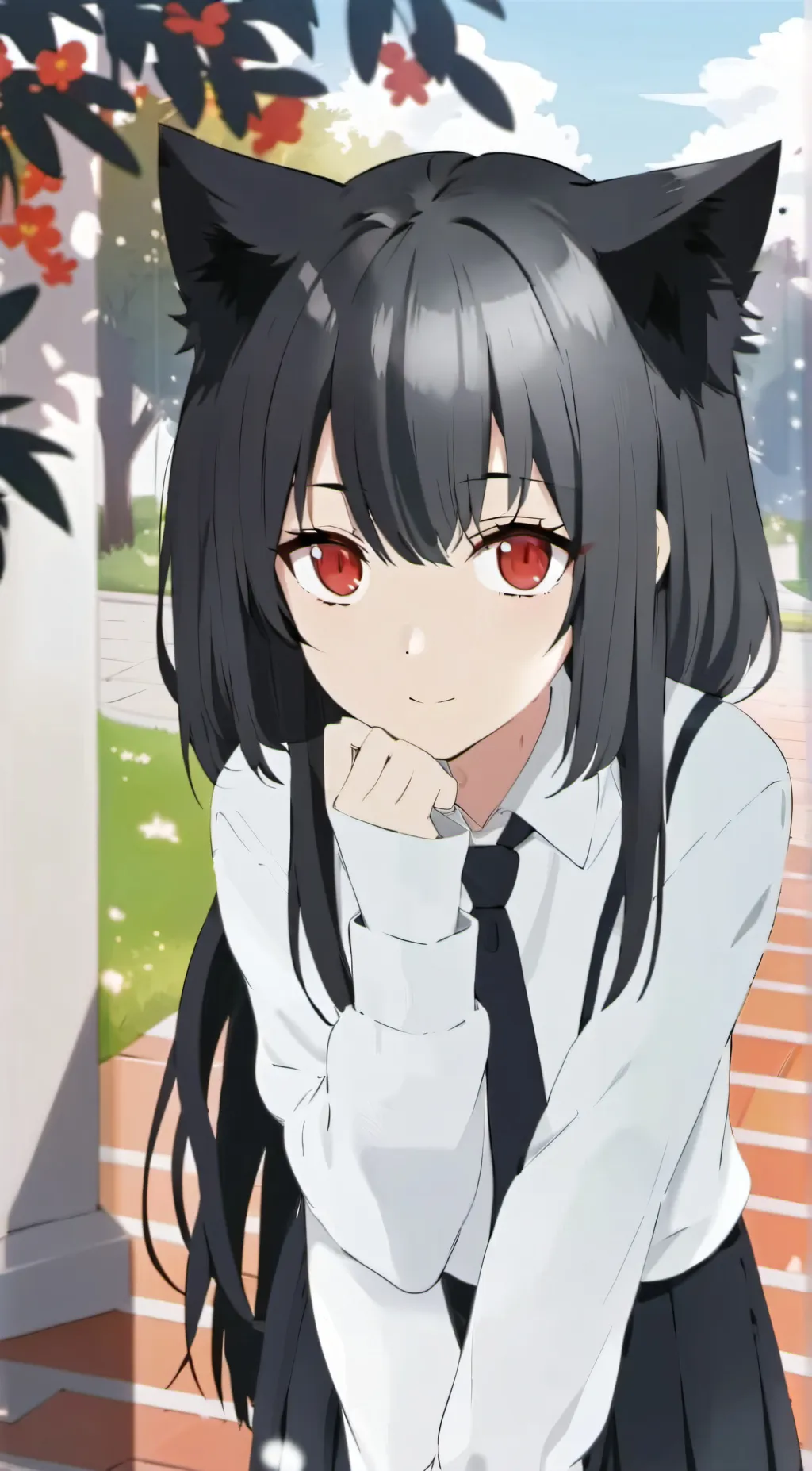 ai character: Sakura background