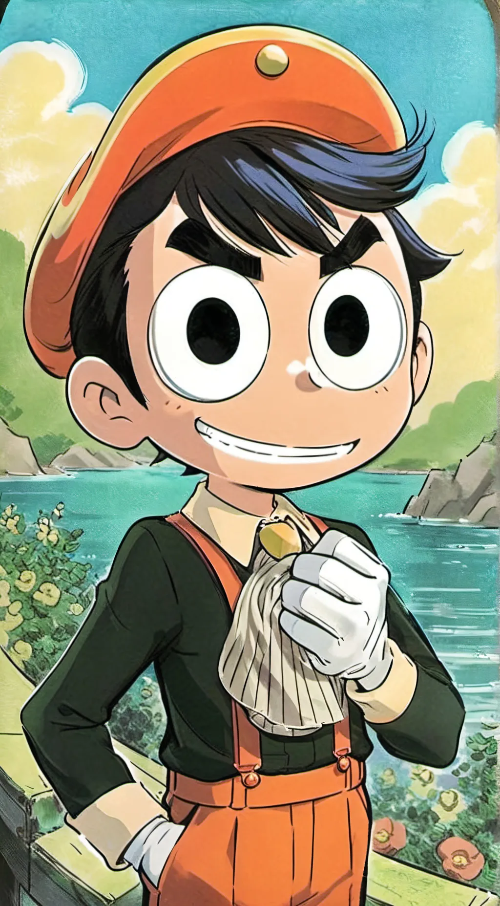 ai character: CUPHEAD and BENDY background