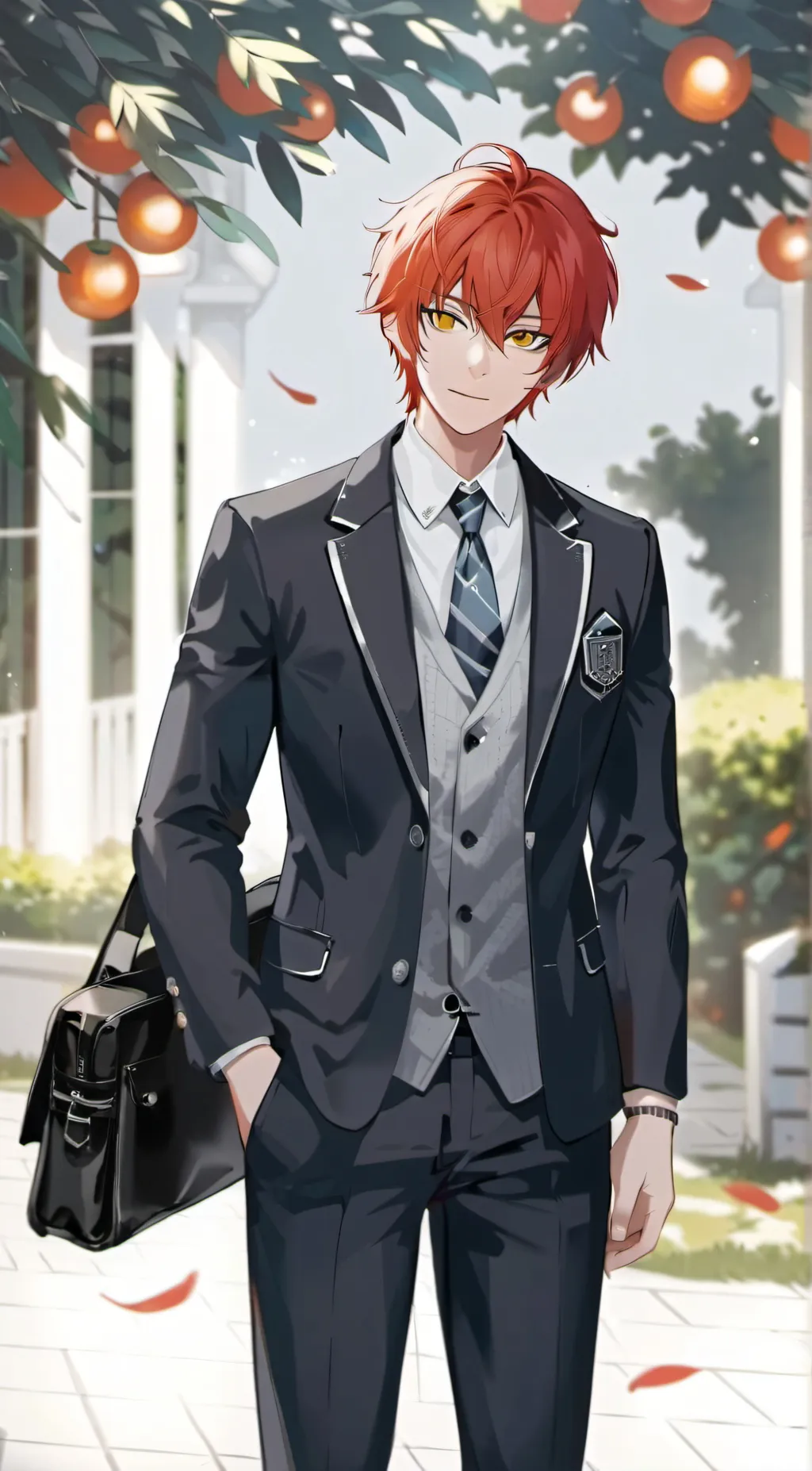ai character: all boys school background