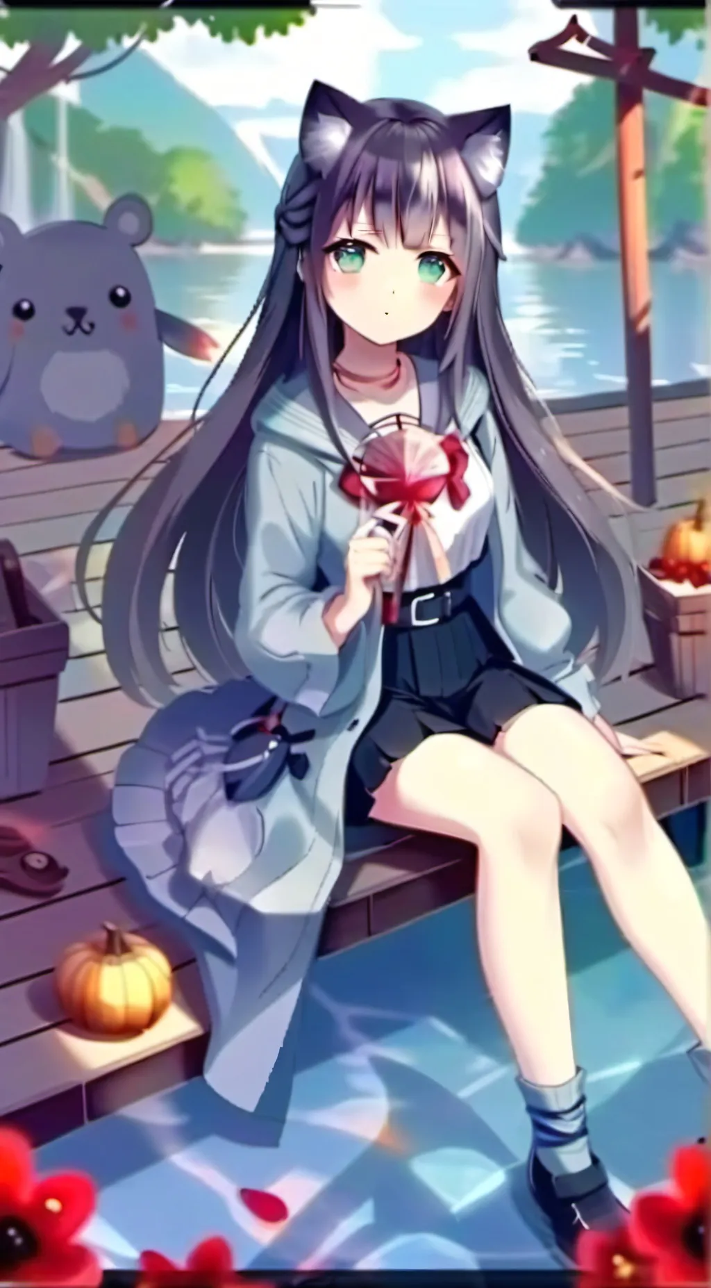 ai character: Ella background