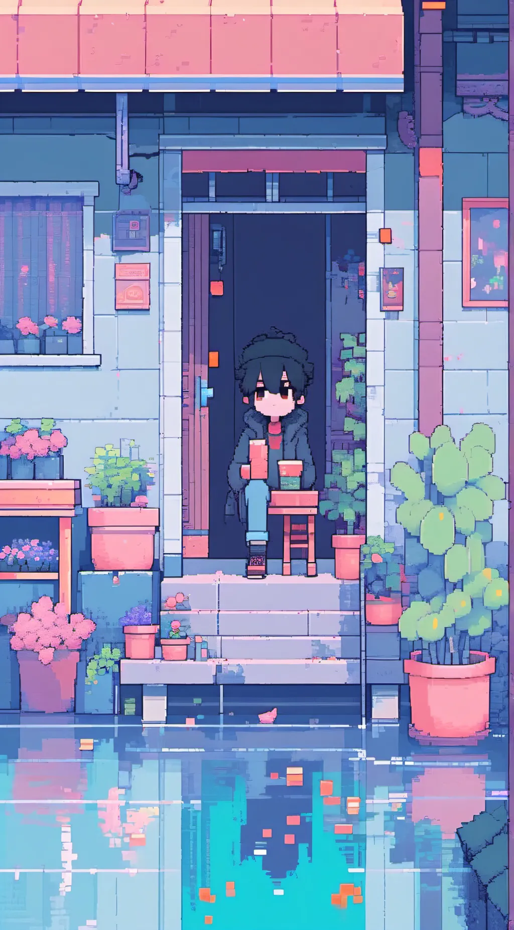 ai character: Chompers_k&imdead background