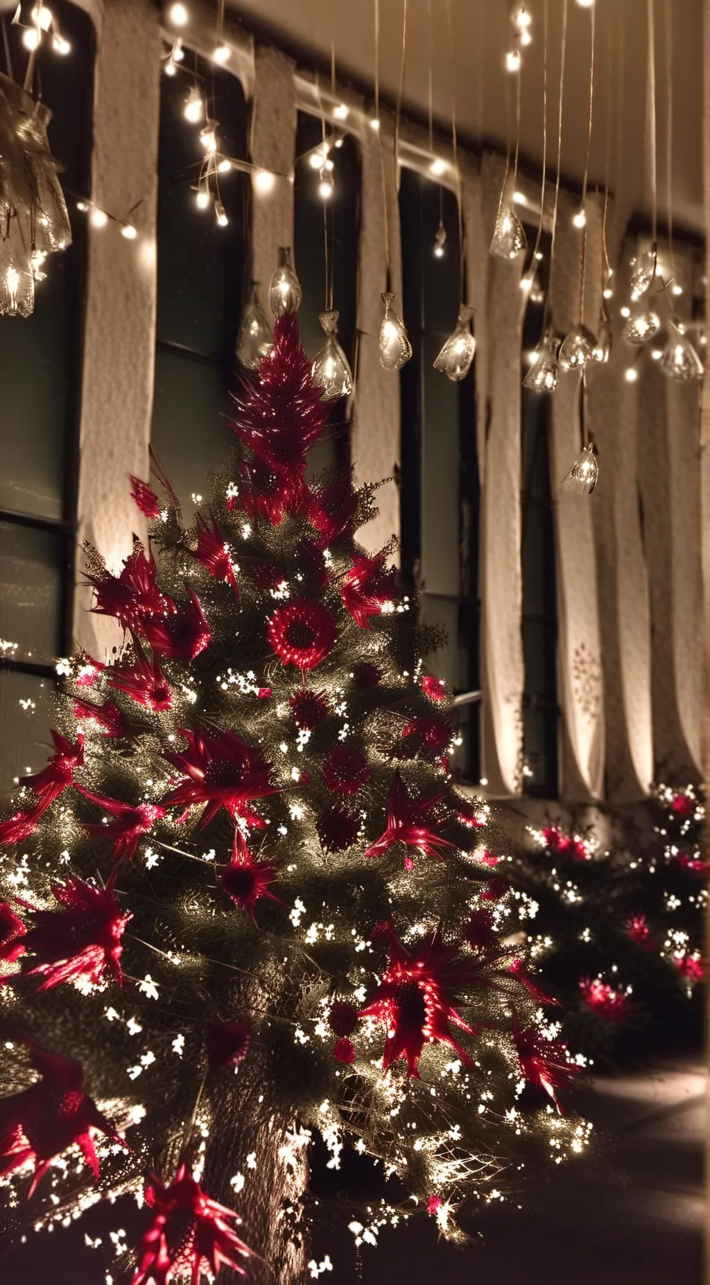 ai character: Mha Christmas 1-A  background