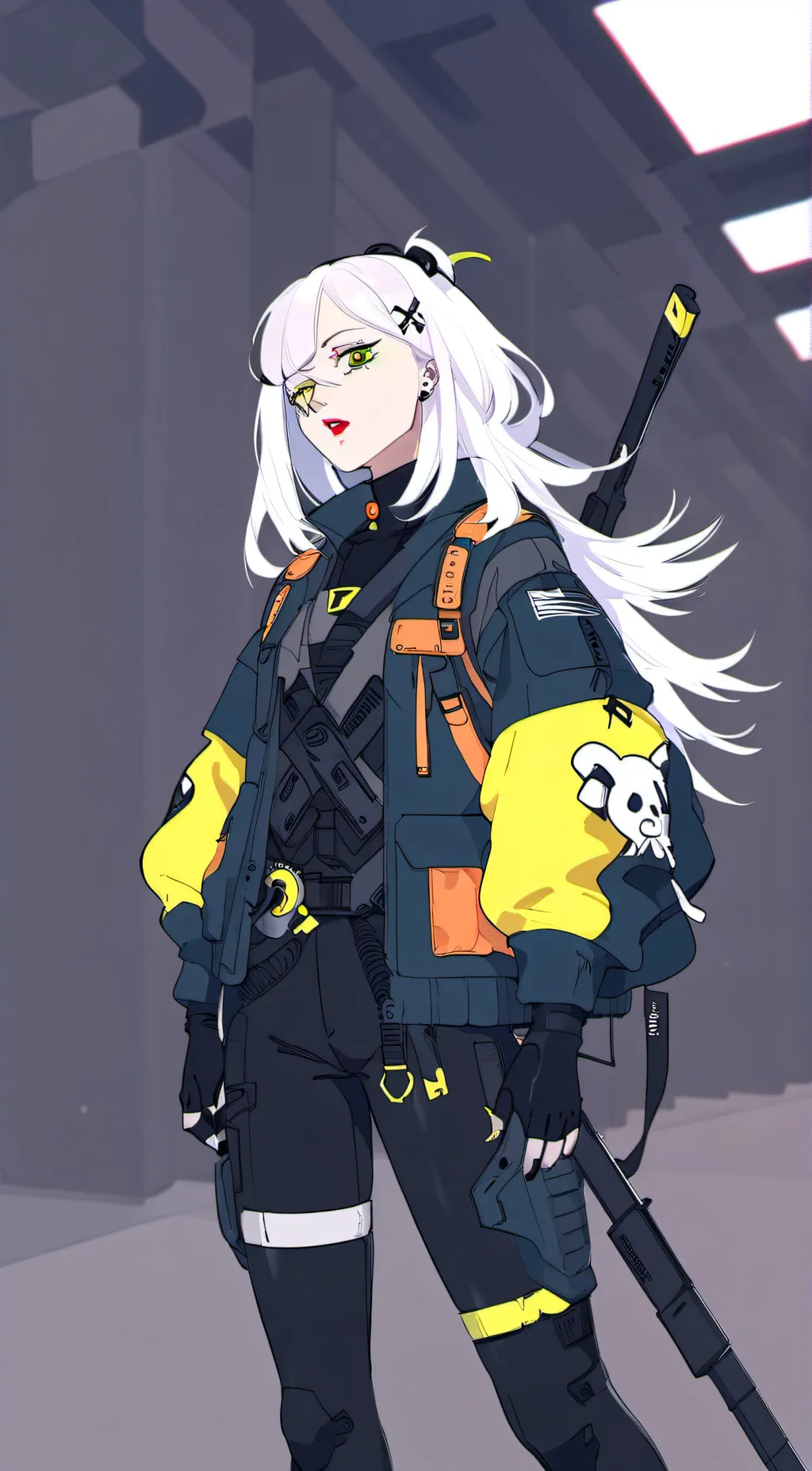 ai character: Cyberpunk background