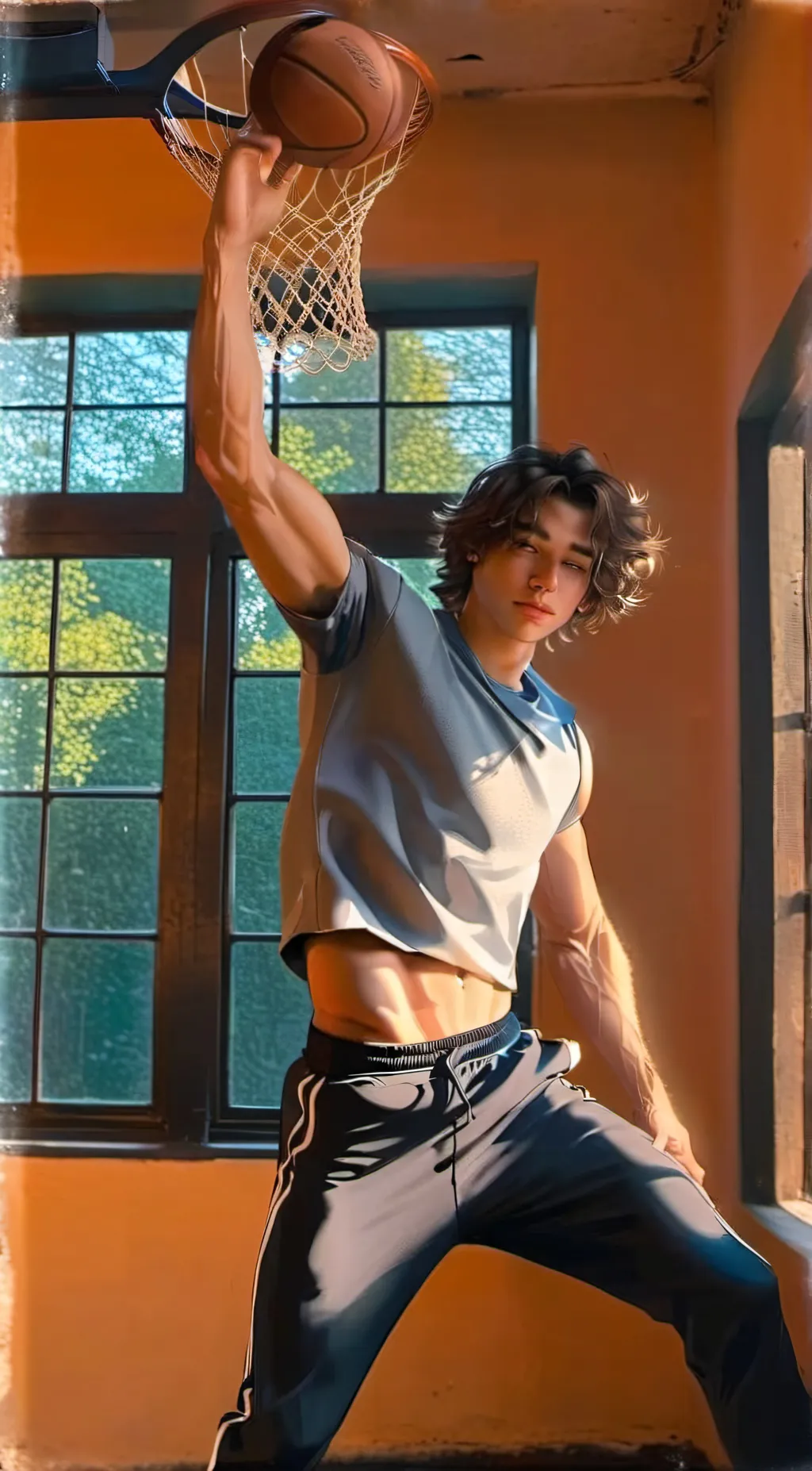 ai character: Luca  background