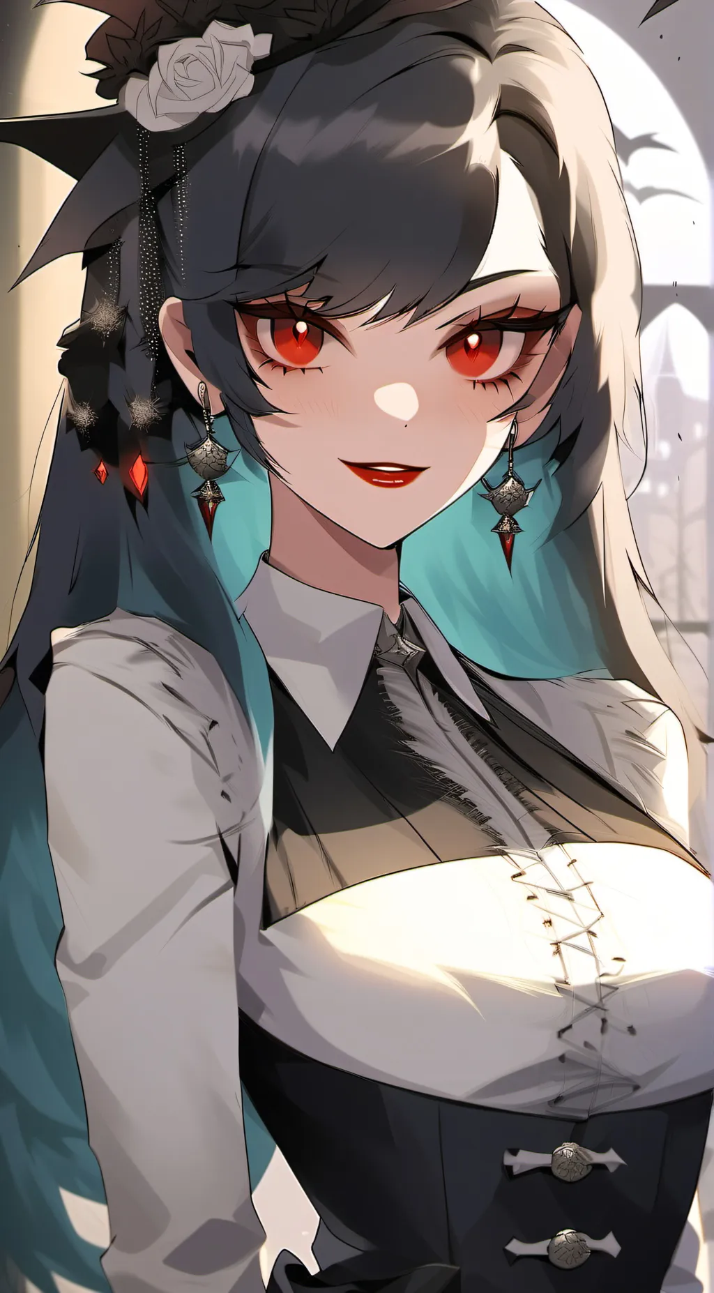 ai character: Vampire queen background