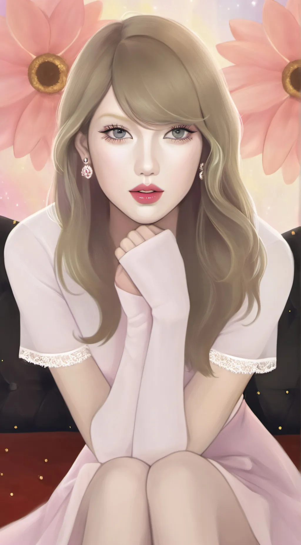 ai character: SUS TAYLOR SWIFT  background