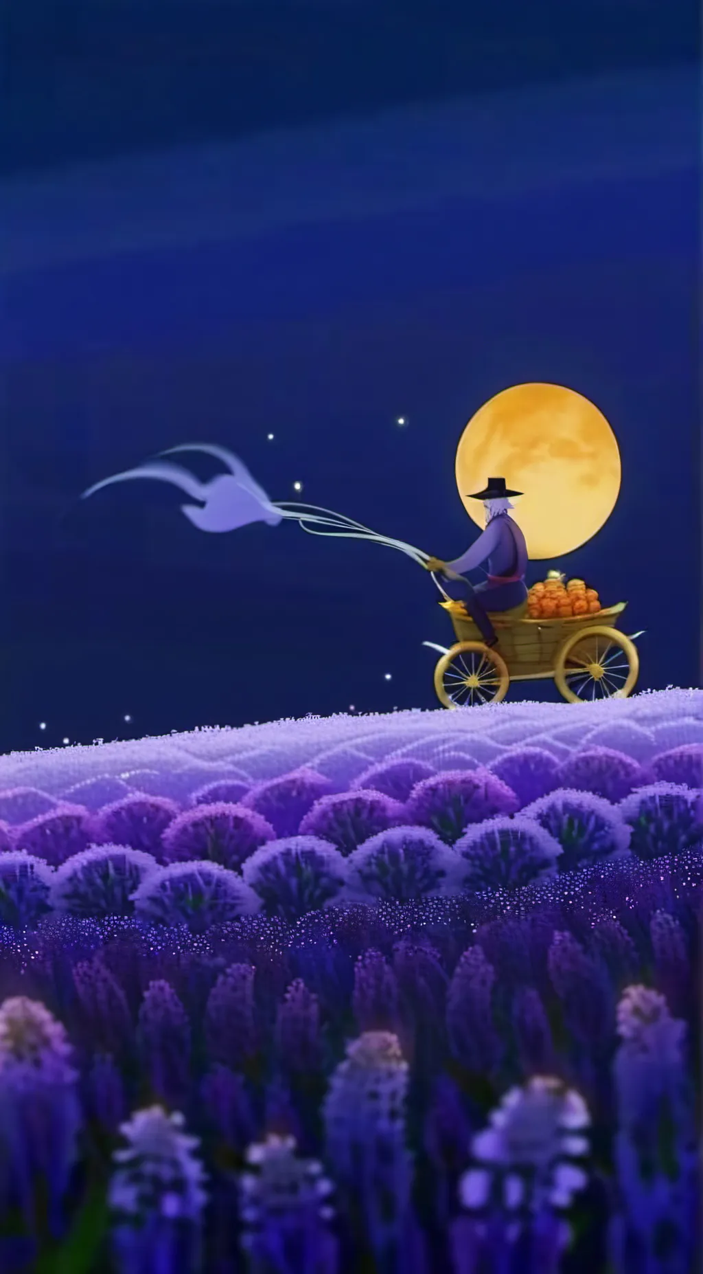 ai character: Luna background