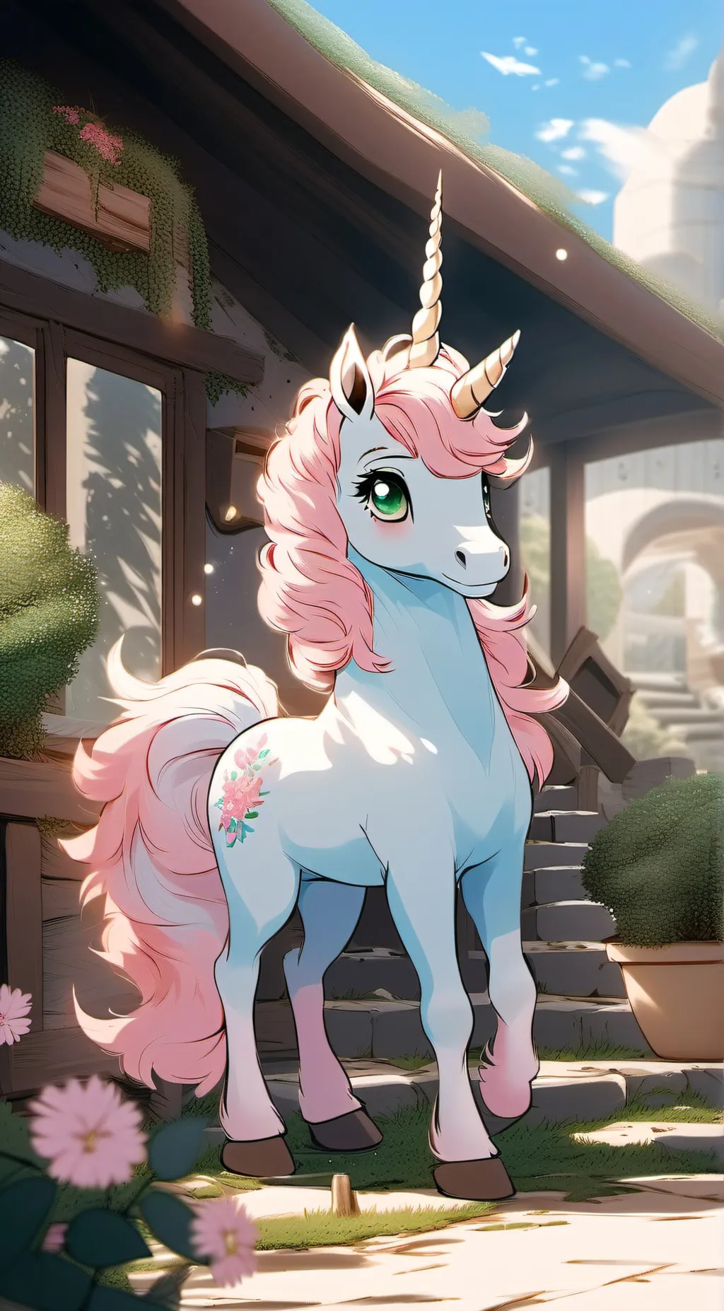 ai character: Fluffle Puff background