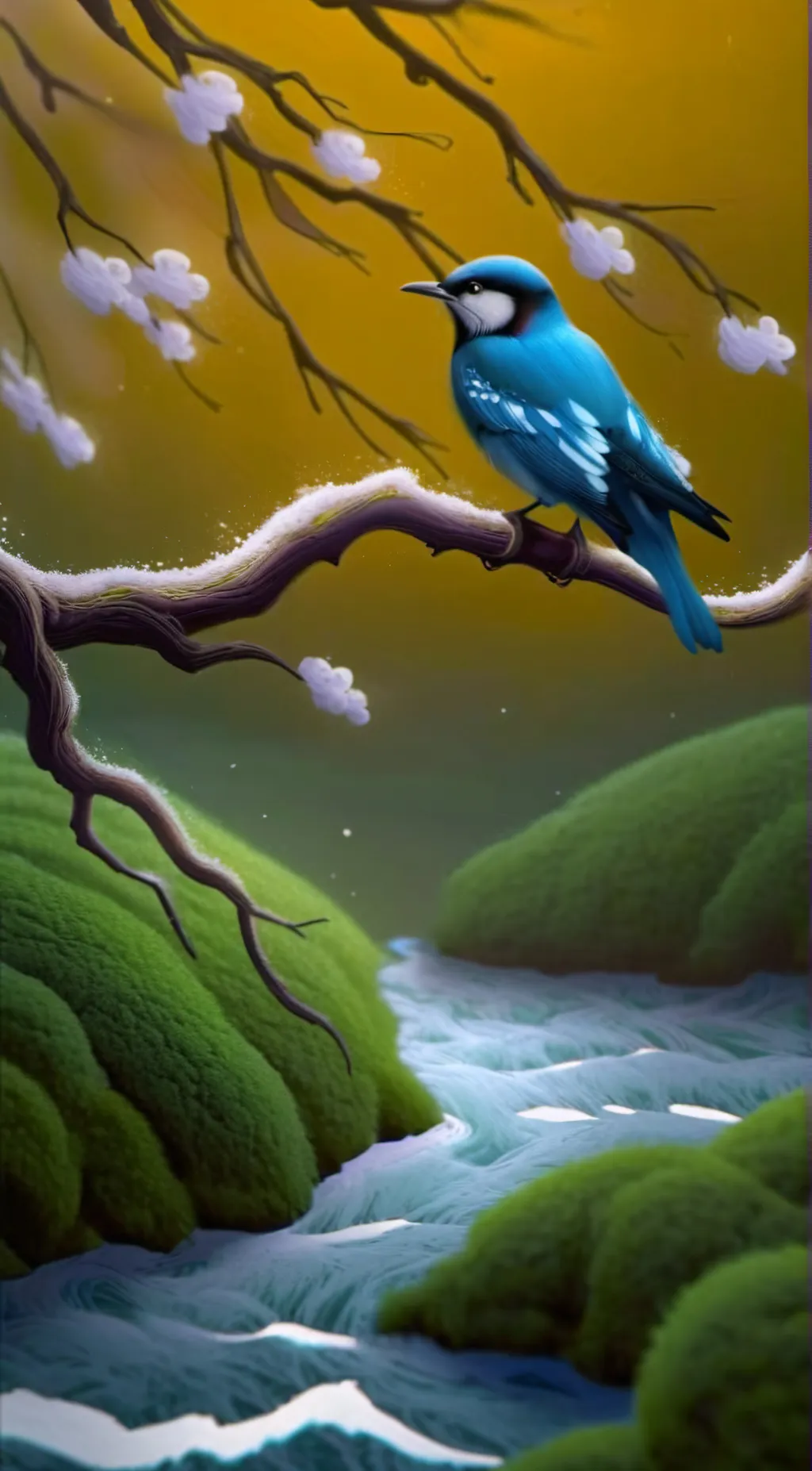 ai character: Hello background