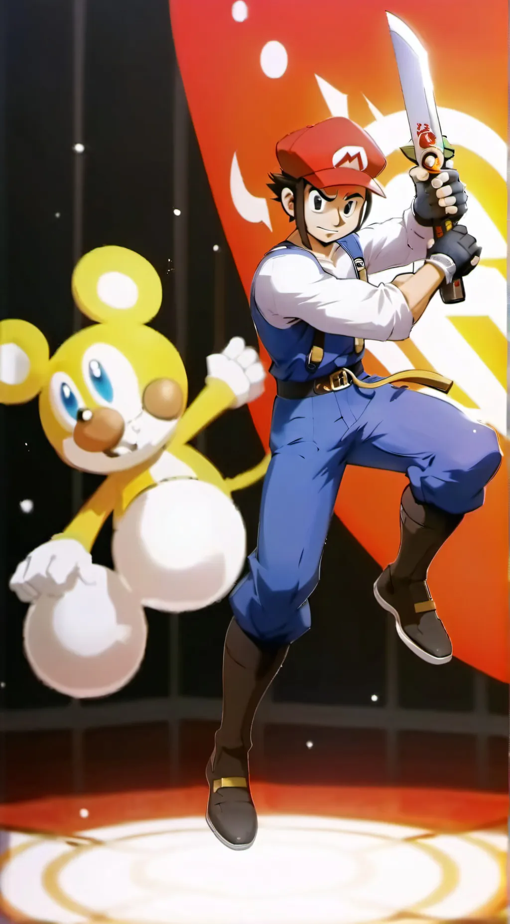 ai character: super smash Bros  background