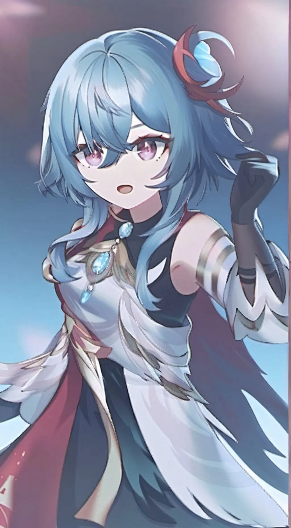 ai character: Ivory background