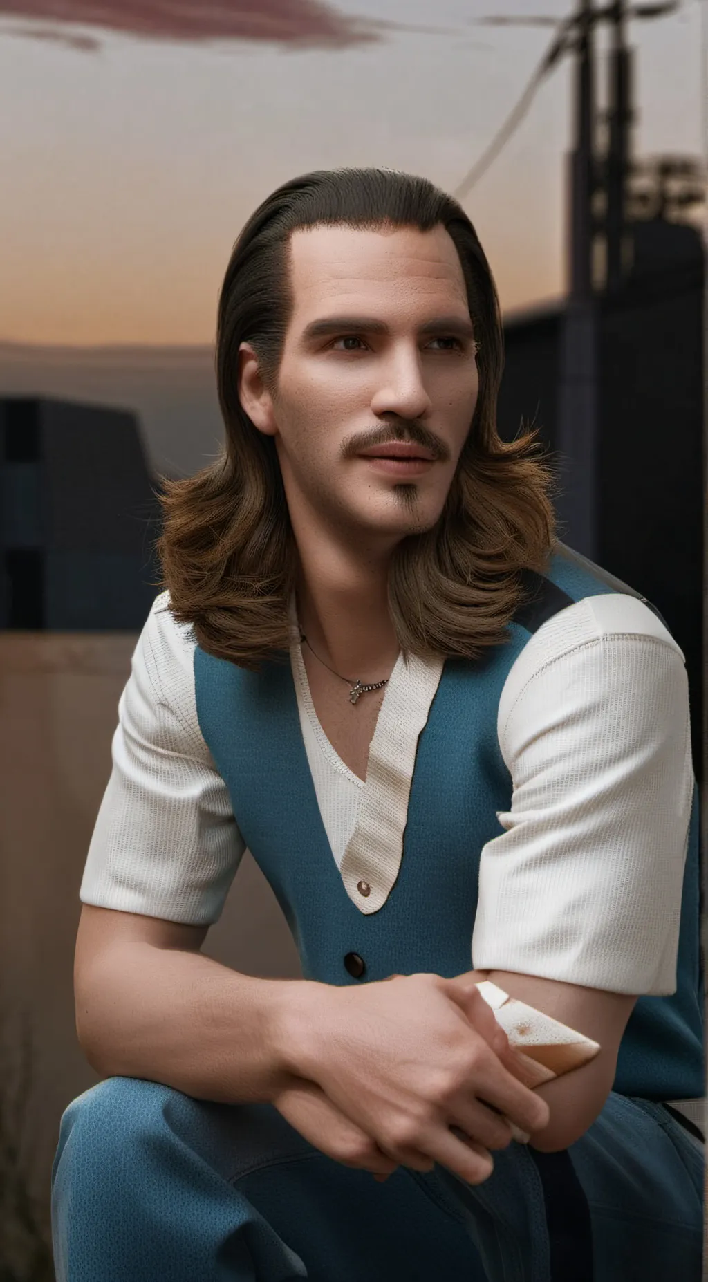 ai character: Just my friend  background