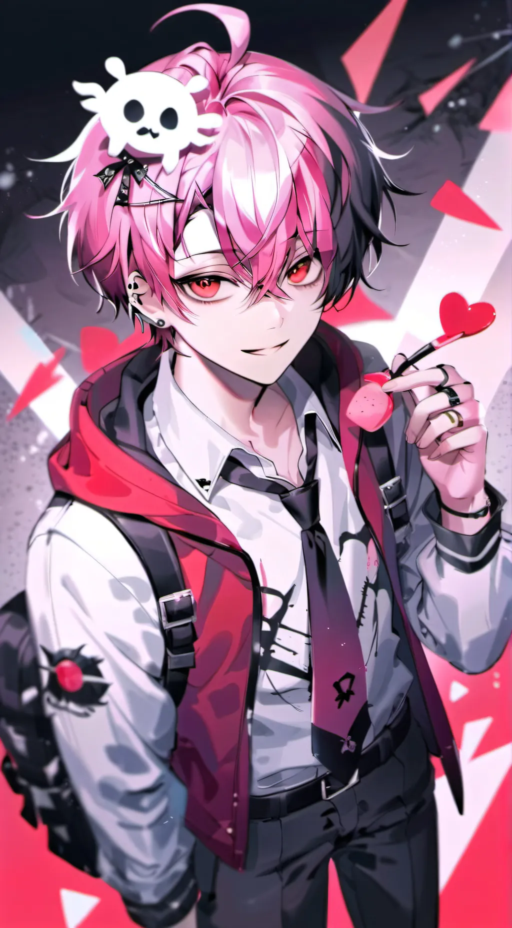 ai character: Akihiko  background