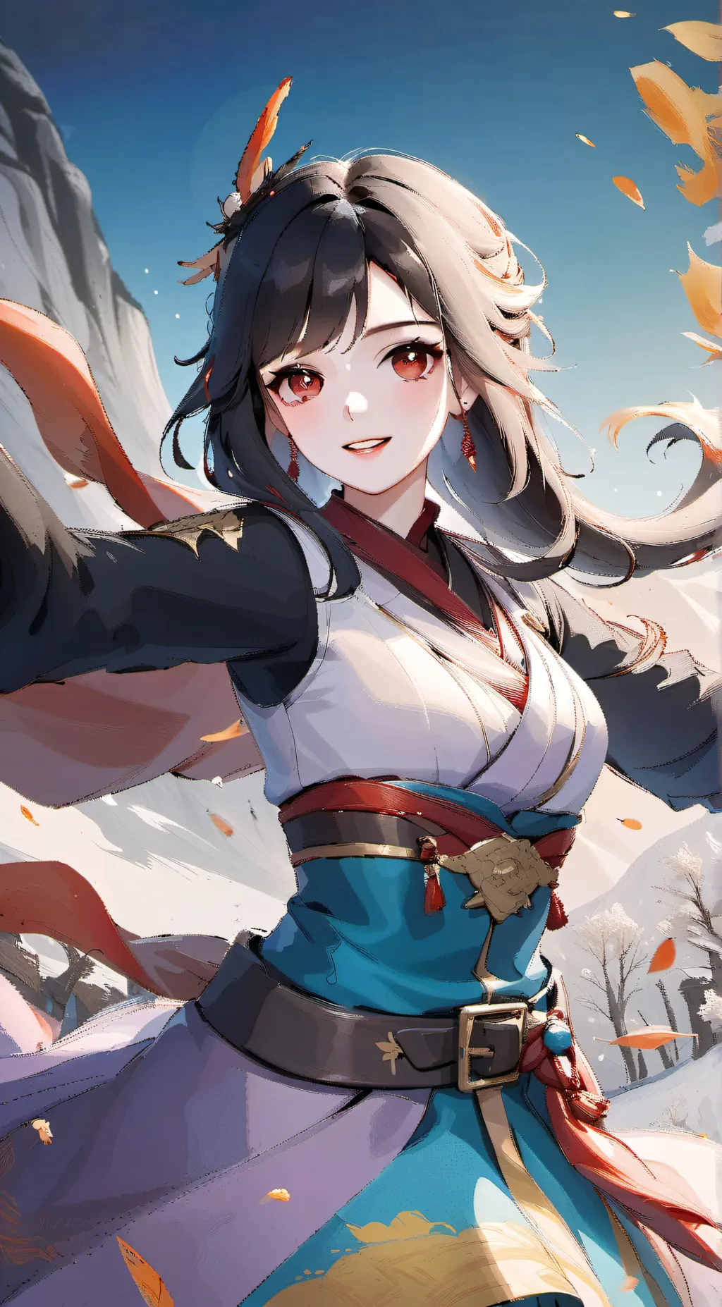 ai character: Alina  background