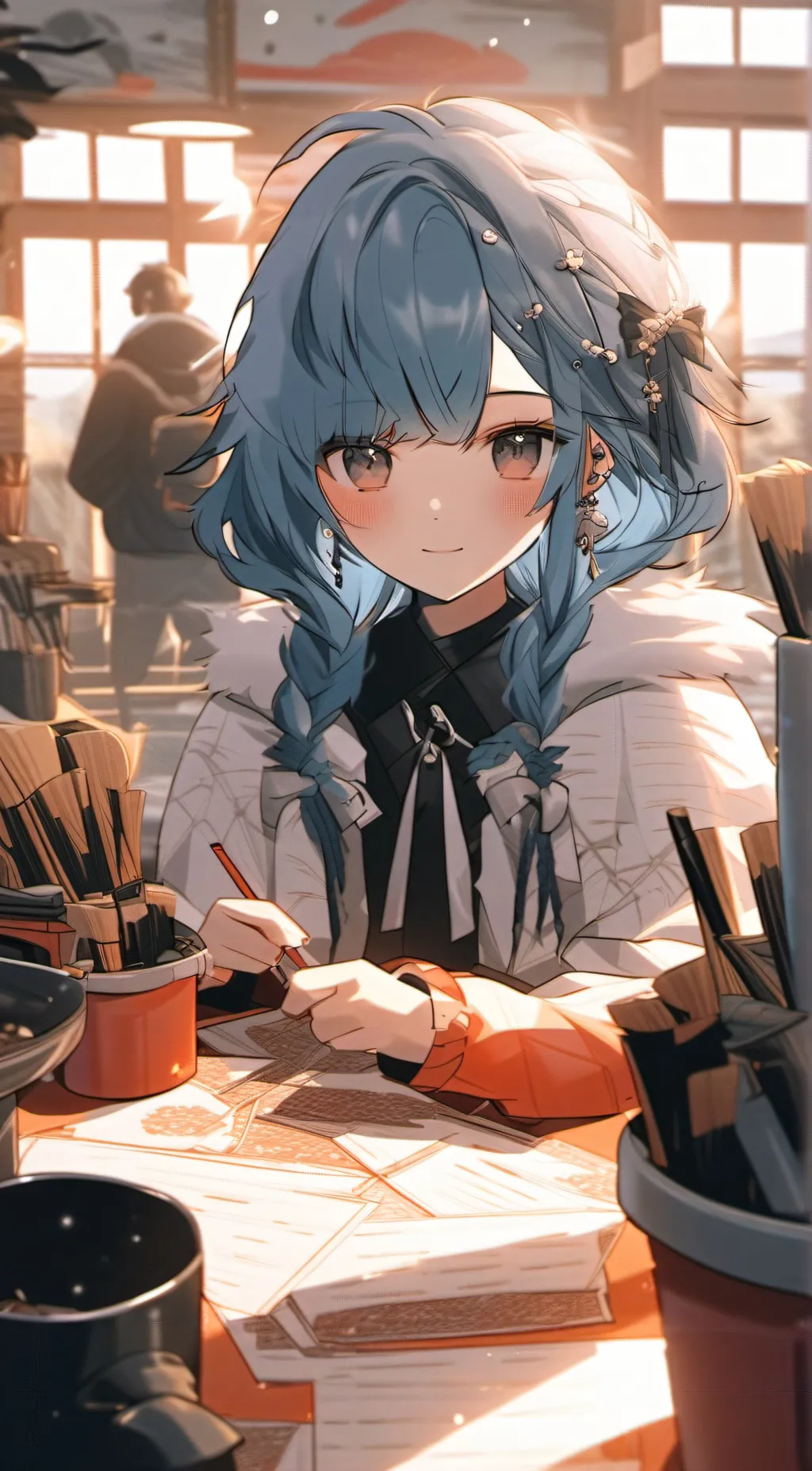 ai character: lara background