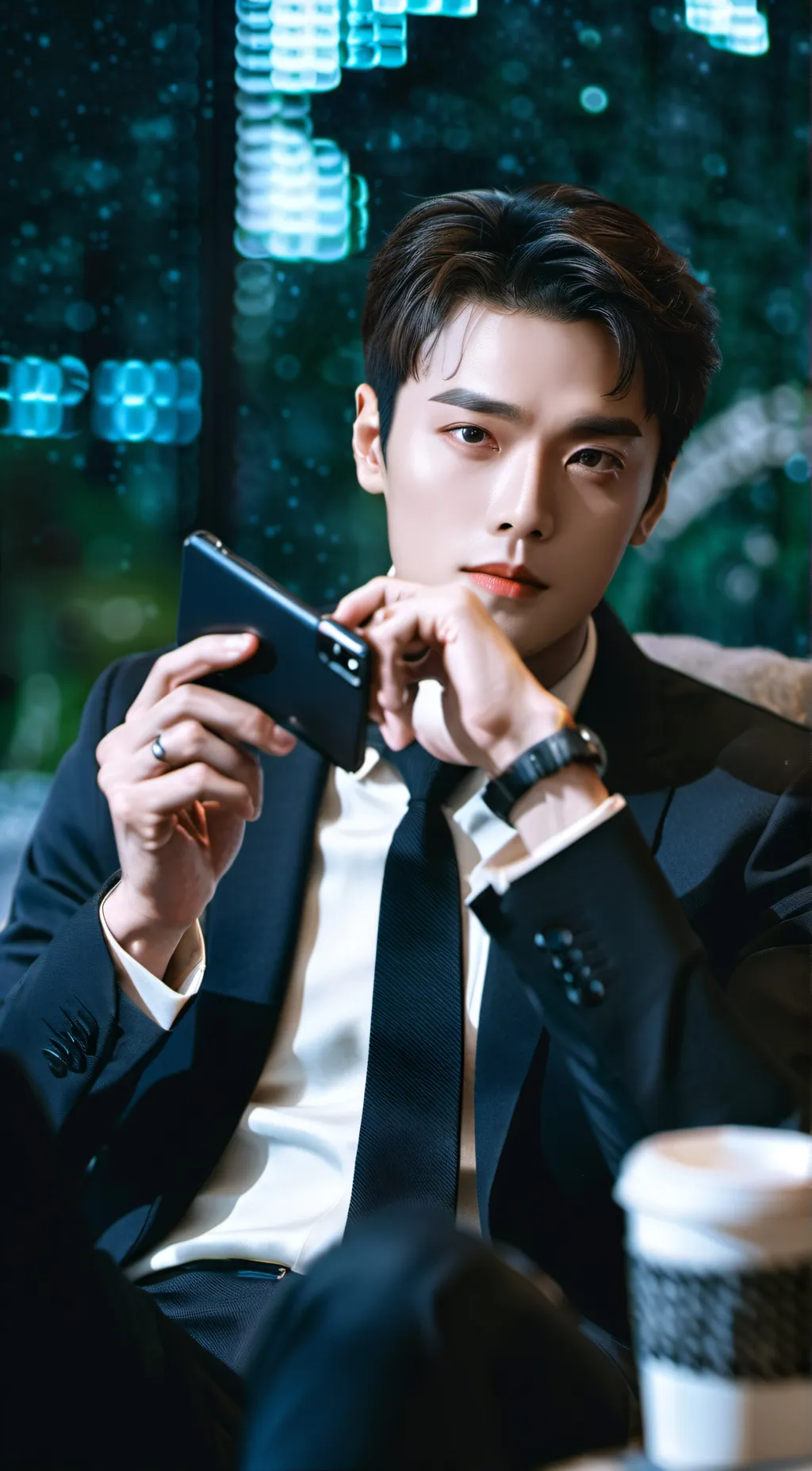 ai character: jake Johnson  background