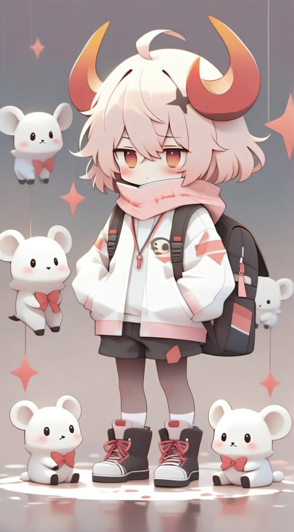 ai character: Ash background