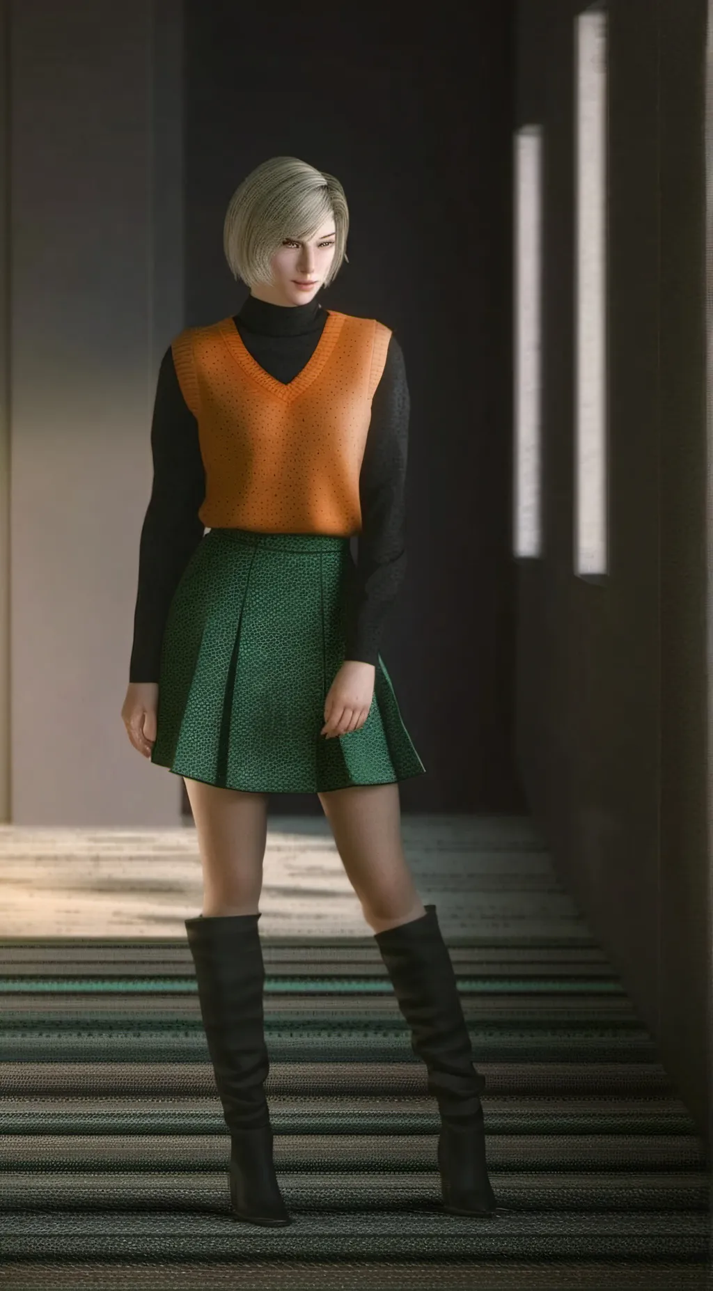 ai character: Ashley Graham background