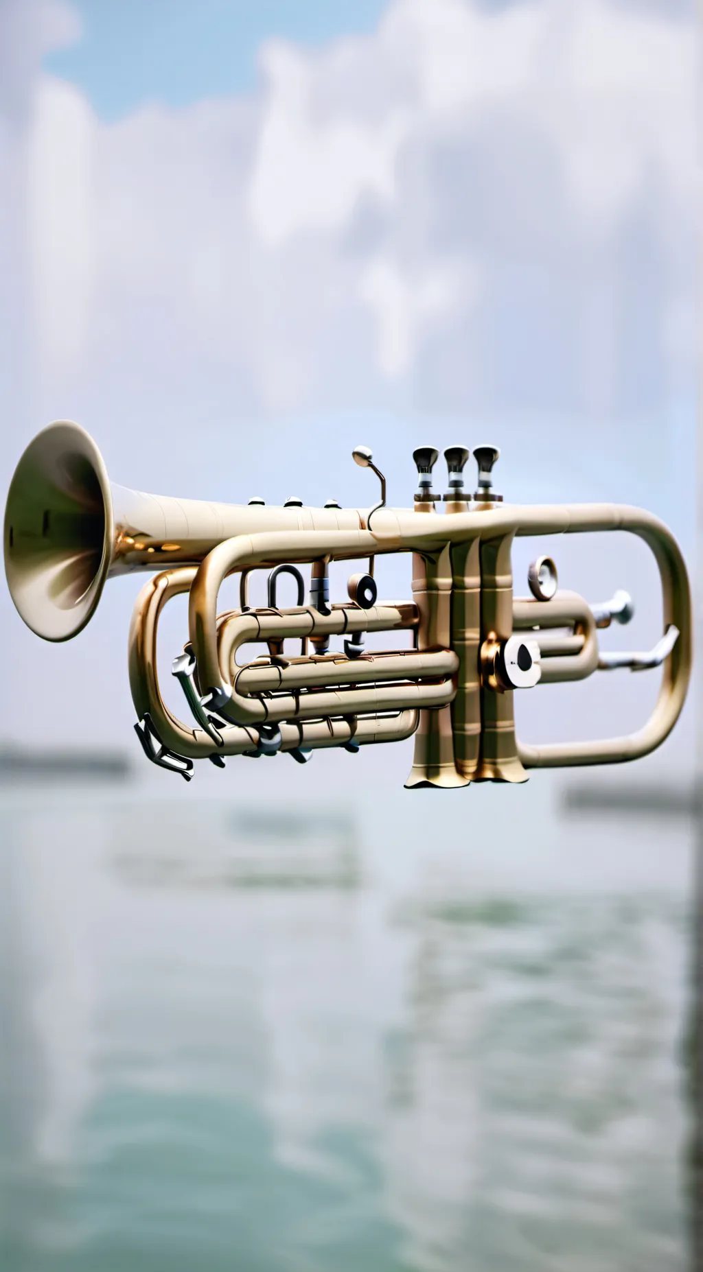 ai character: Trumpet man v2 background