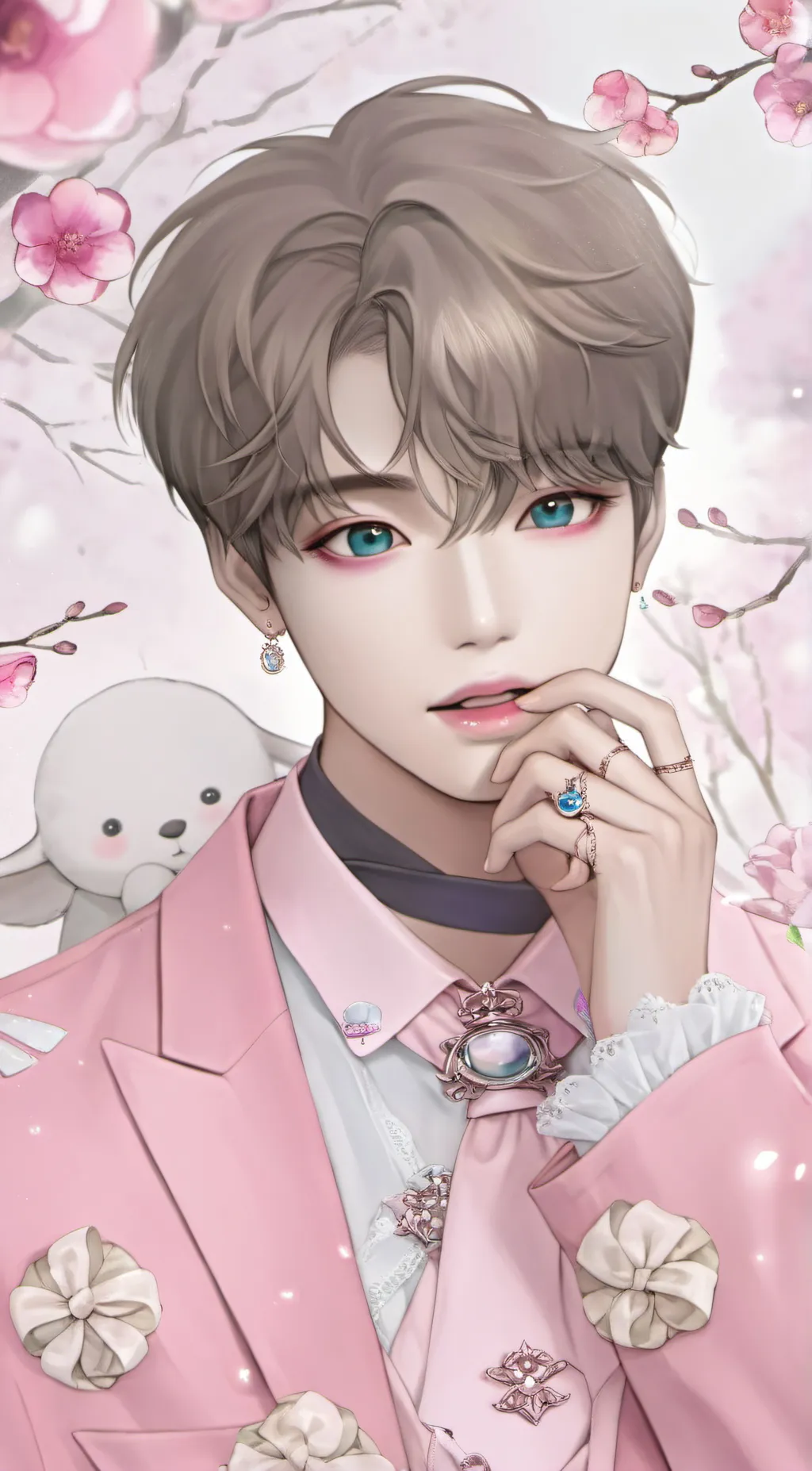 ai character: Min see eno background