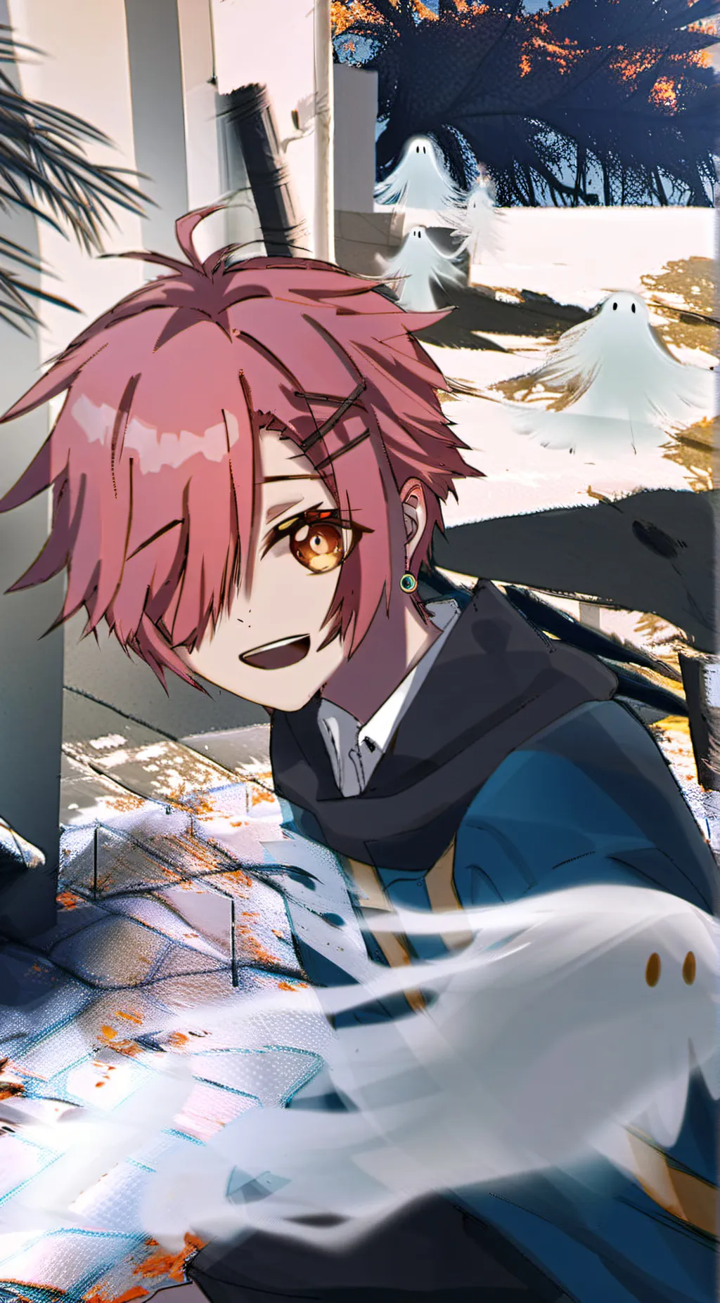 ai character: mitsuba  background