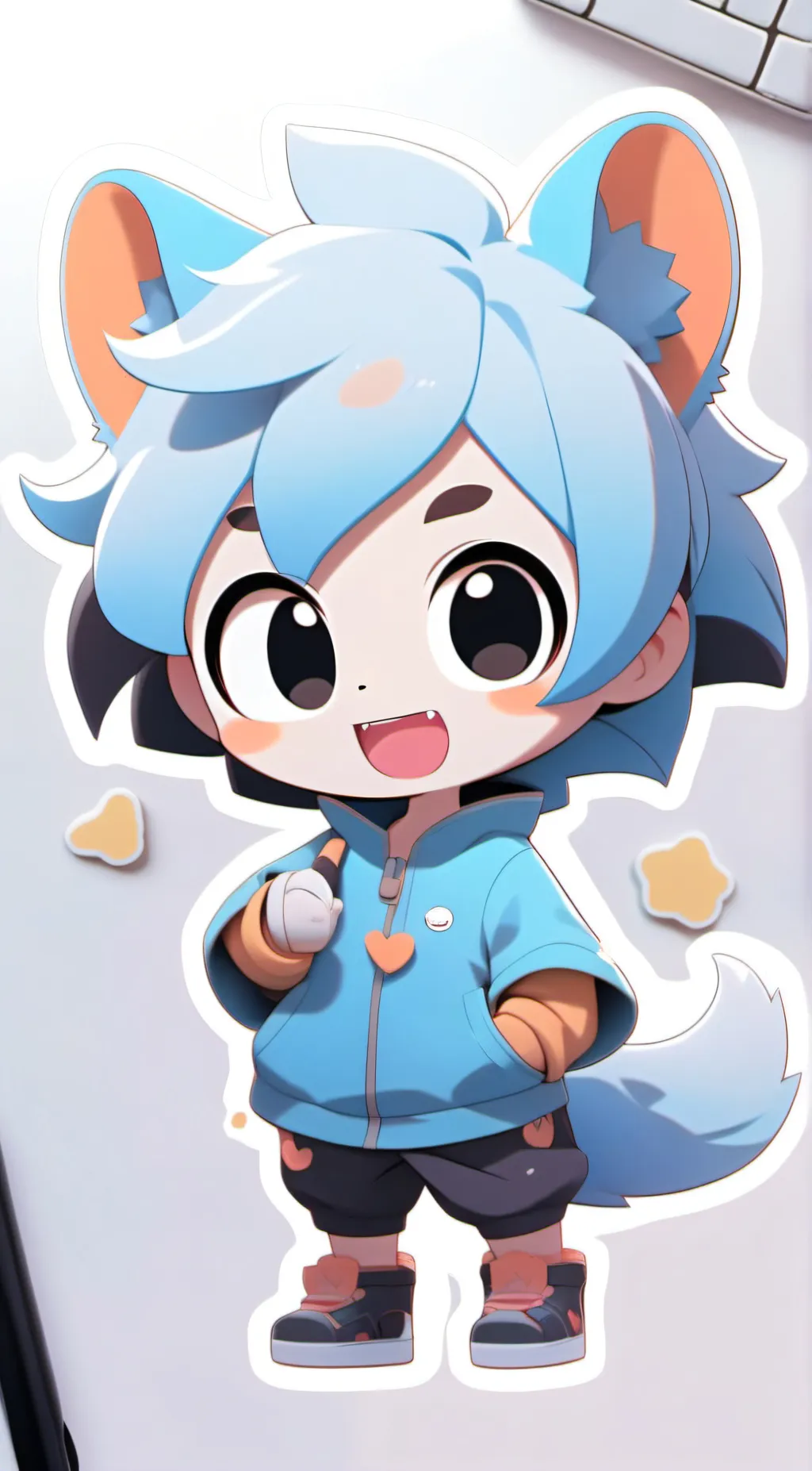 ai character: mimioa  background