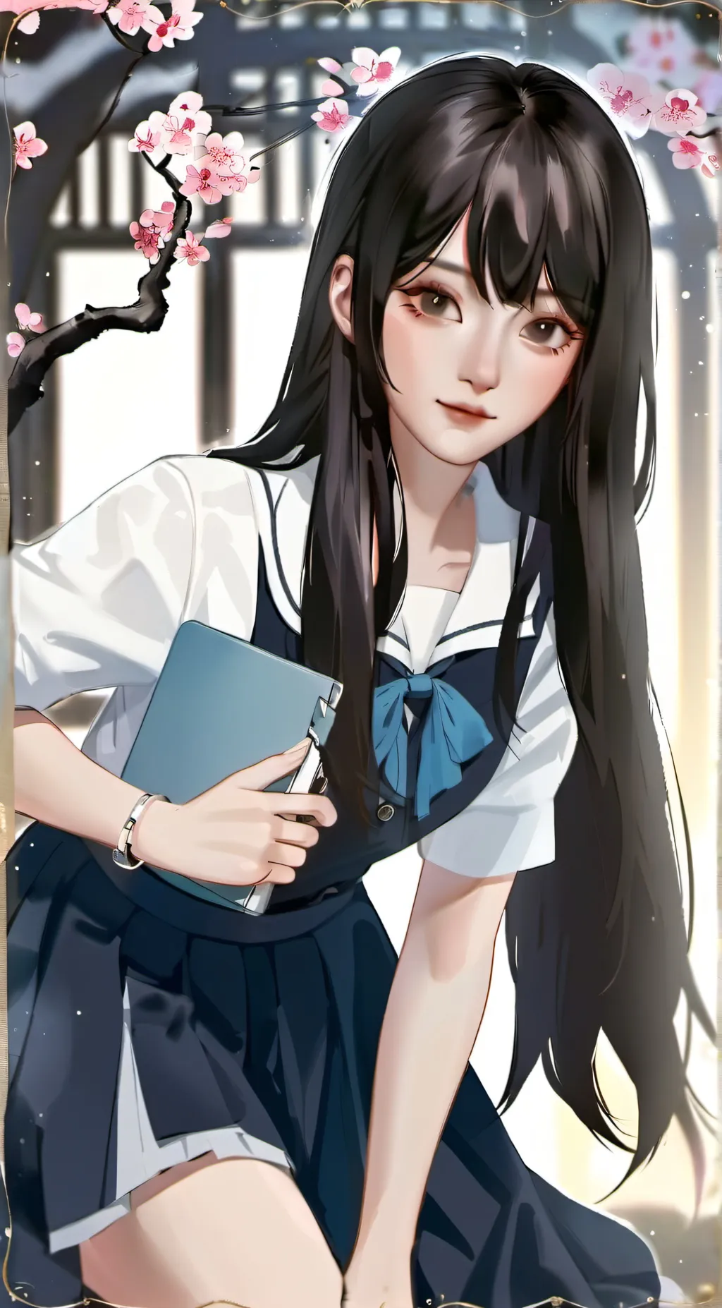 ai character: Sabrina Novita background