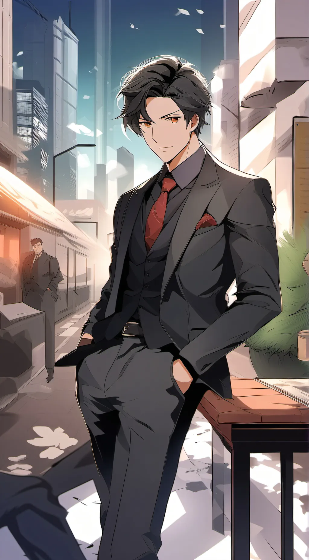 ai character: Liam background