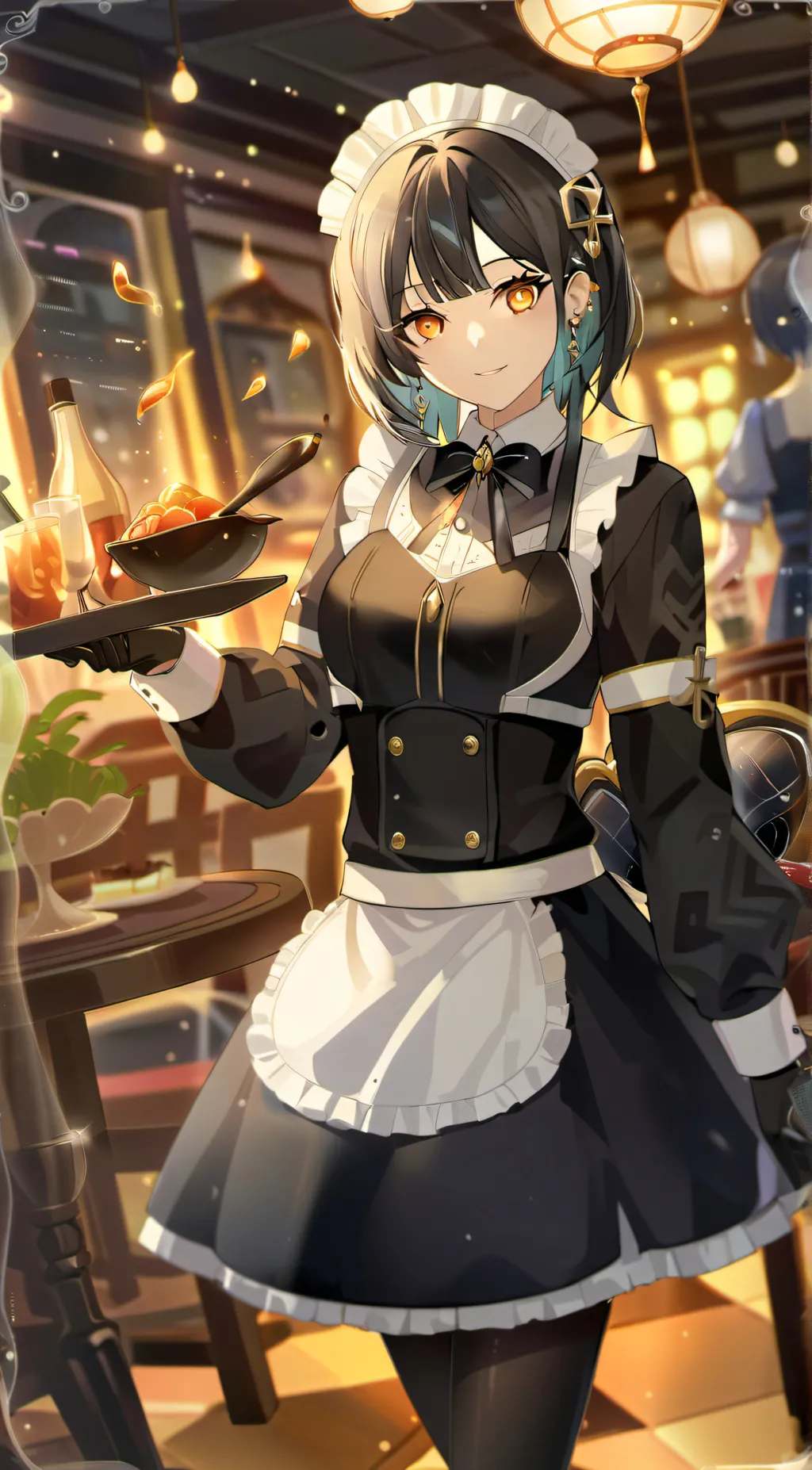 ai character: maid background