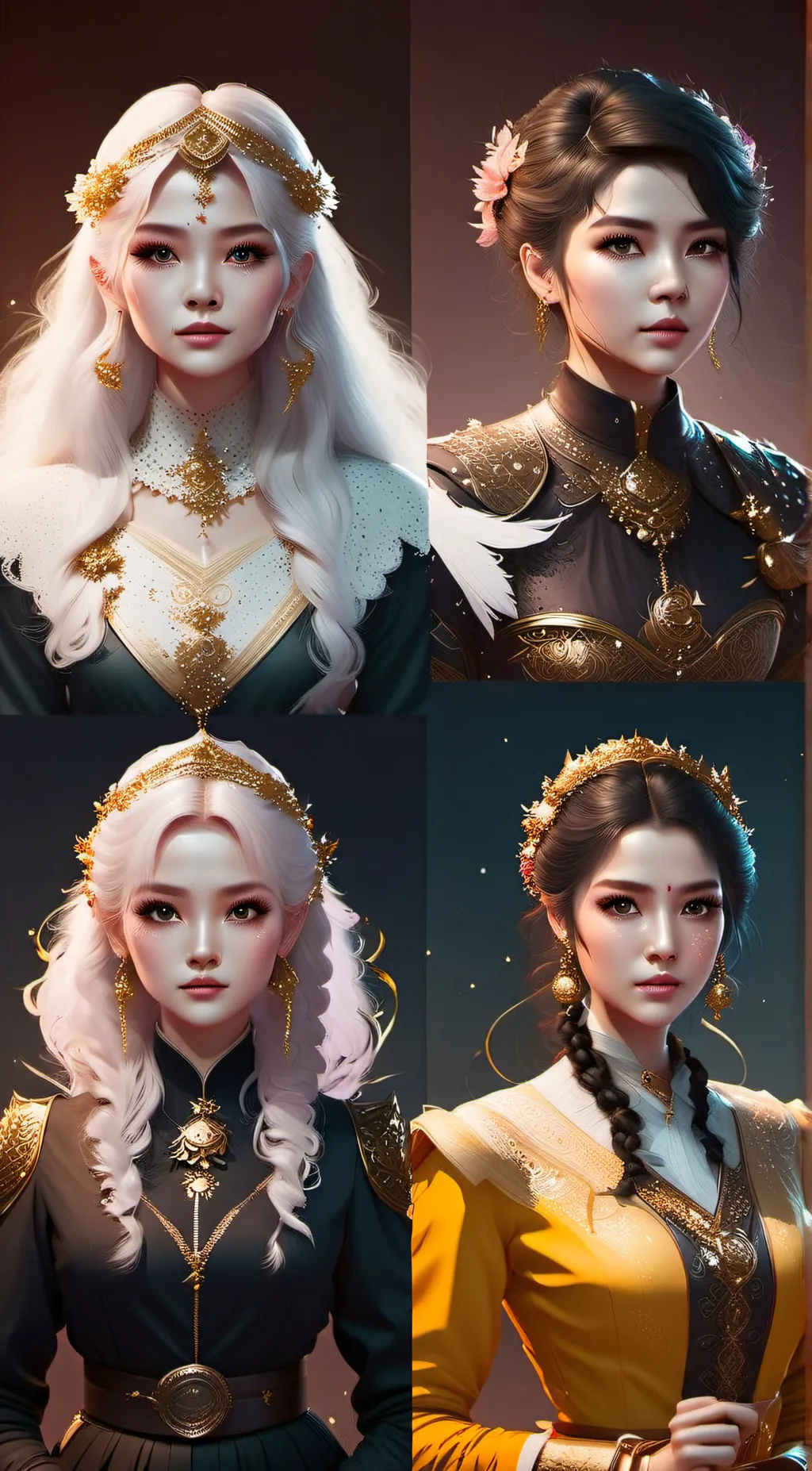 ai character: grup member 💋💅 background