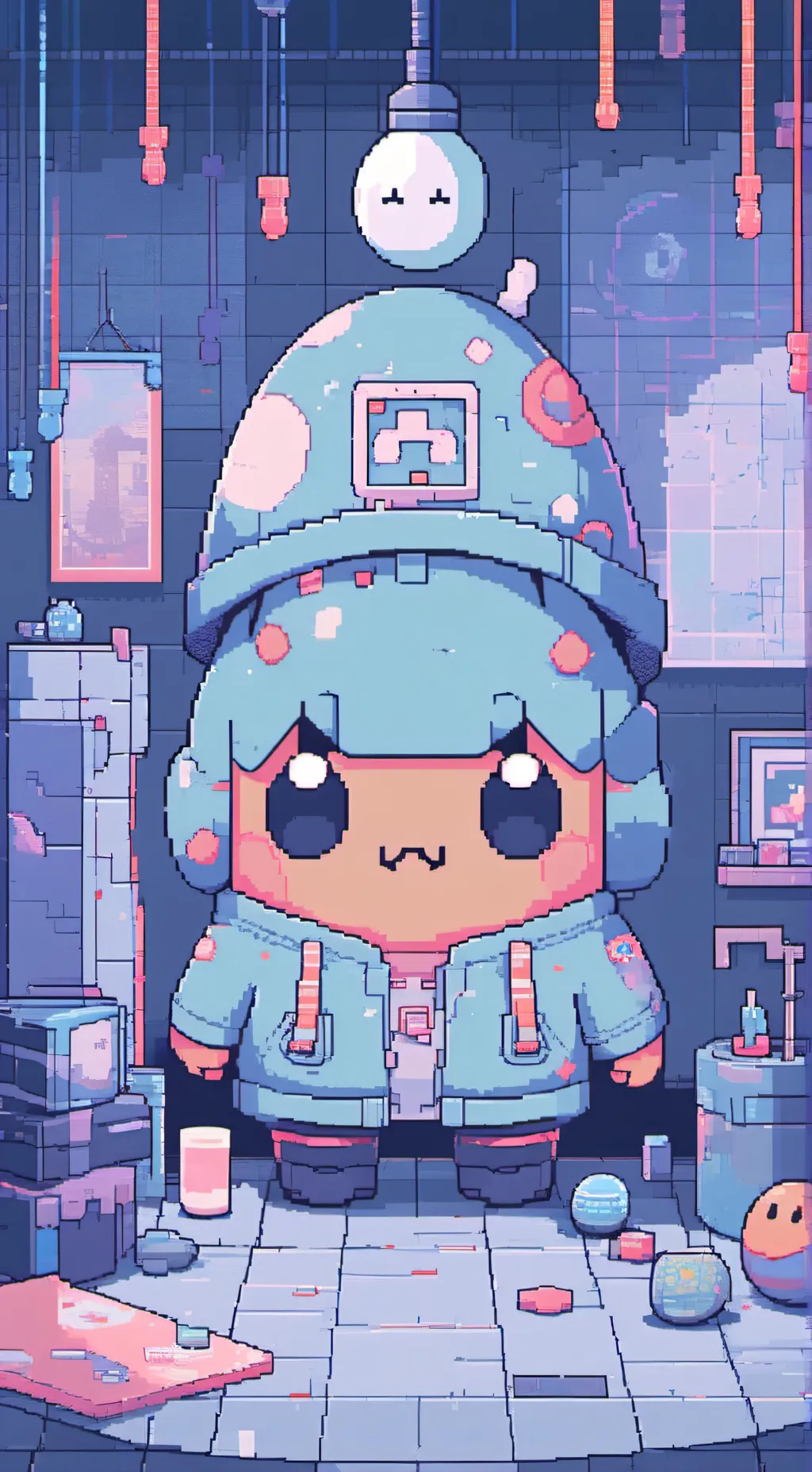 ai character: Eggy background