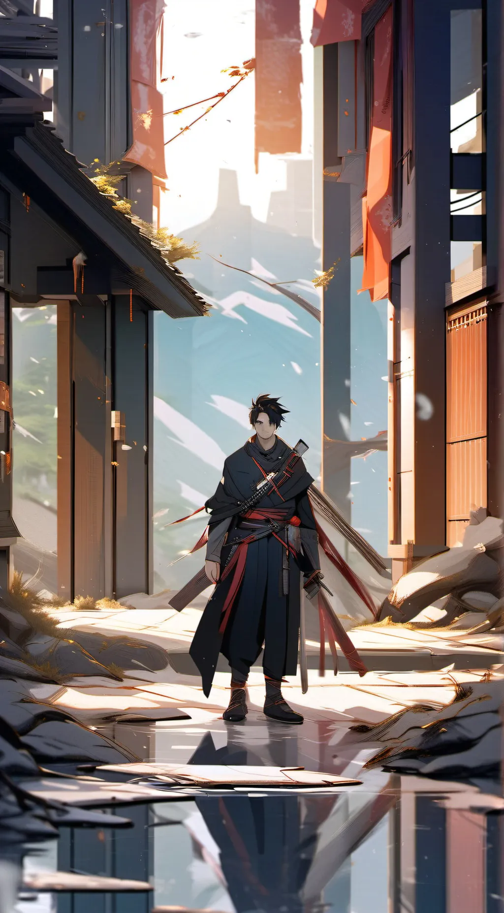 ai character: cloud  background