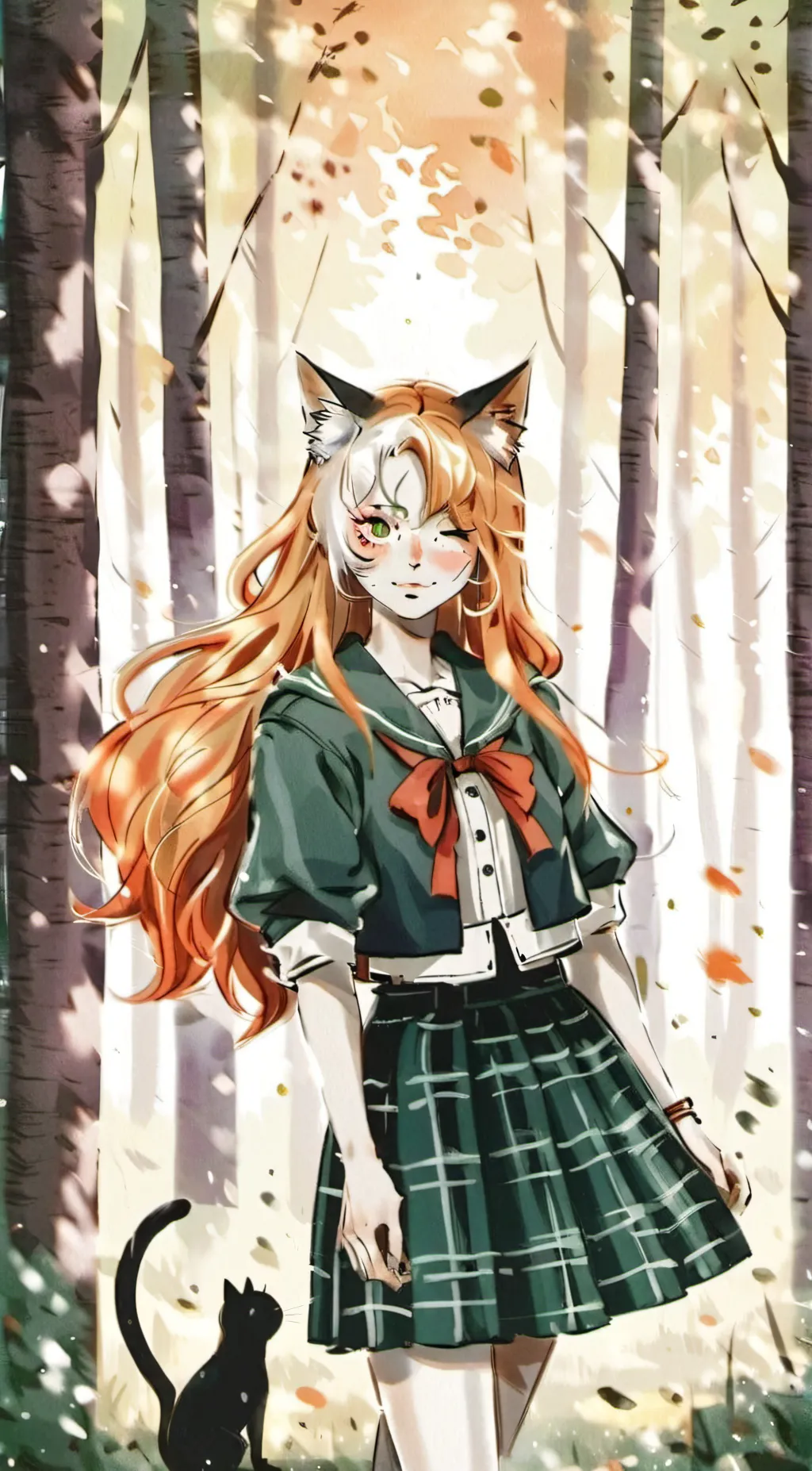 ai character: Jinsei (Therian) background