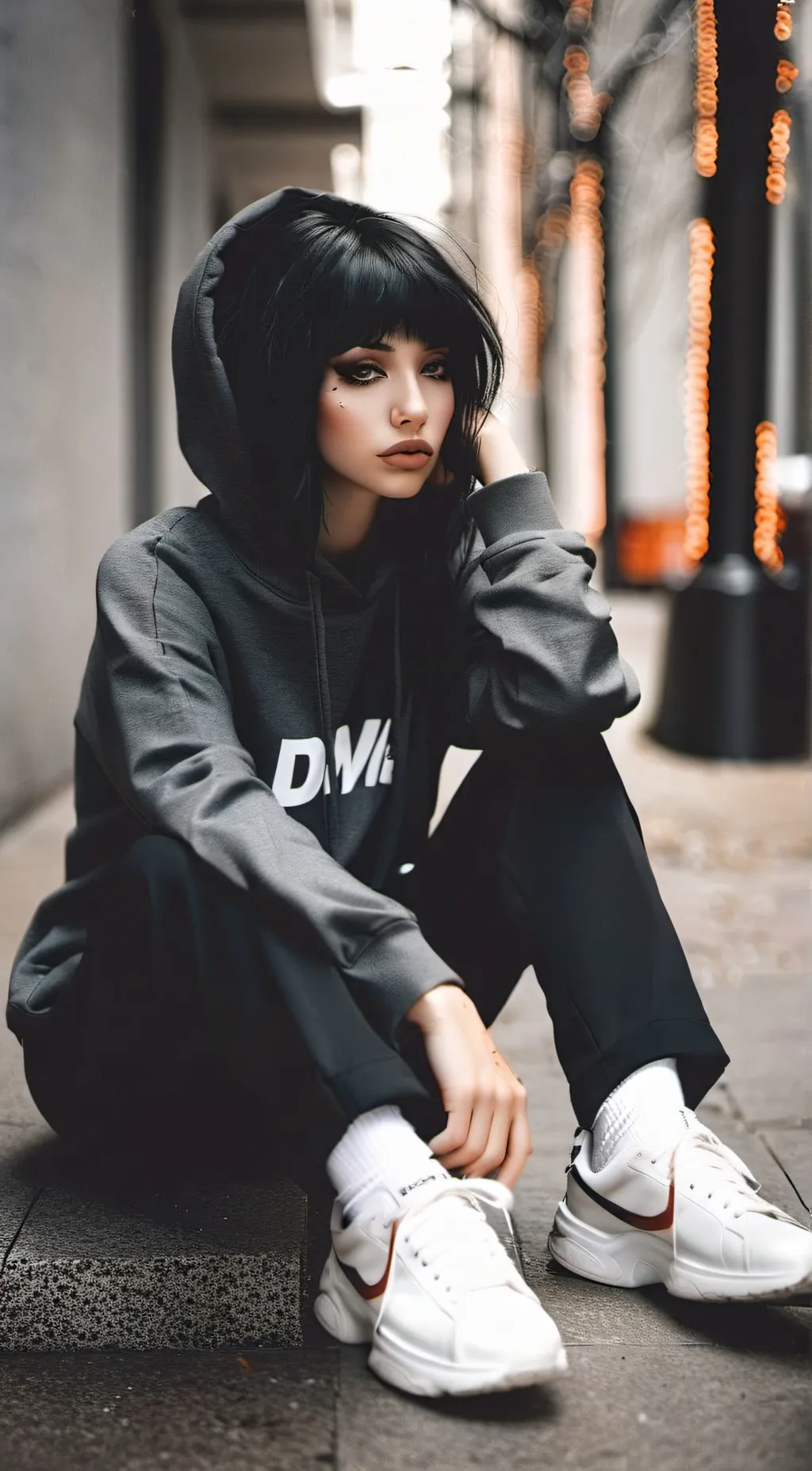 ai character: Ashley background