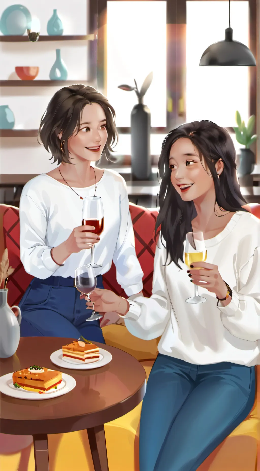 ai character: bff and Nora background