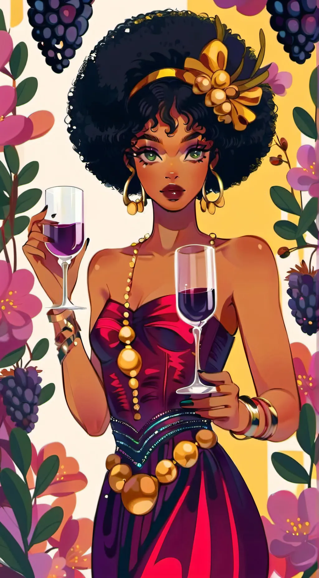 ai character: Evelyn background