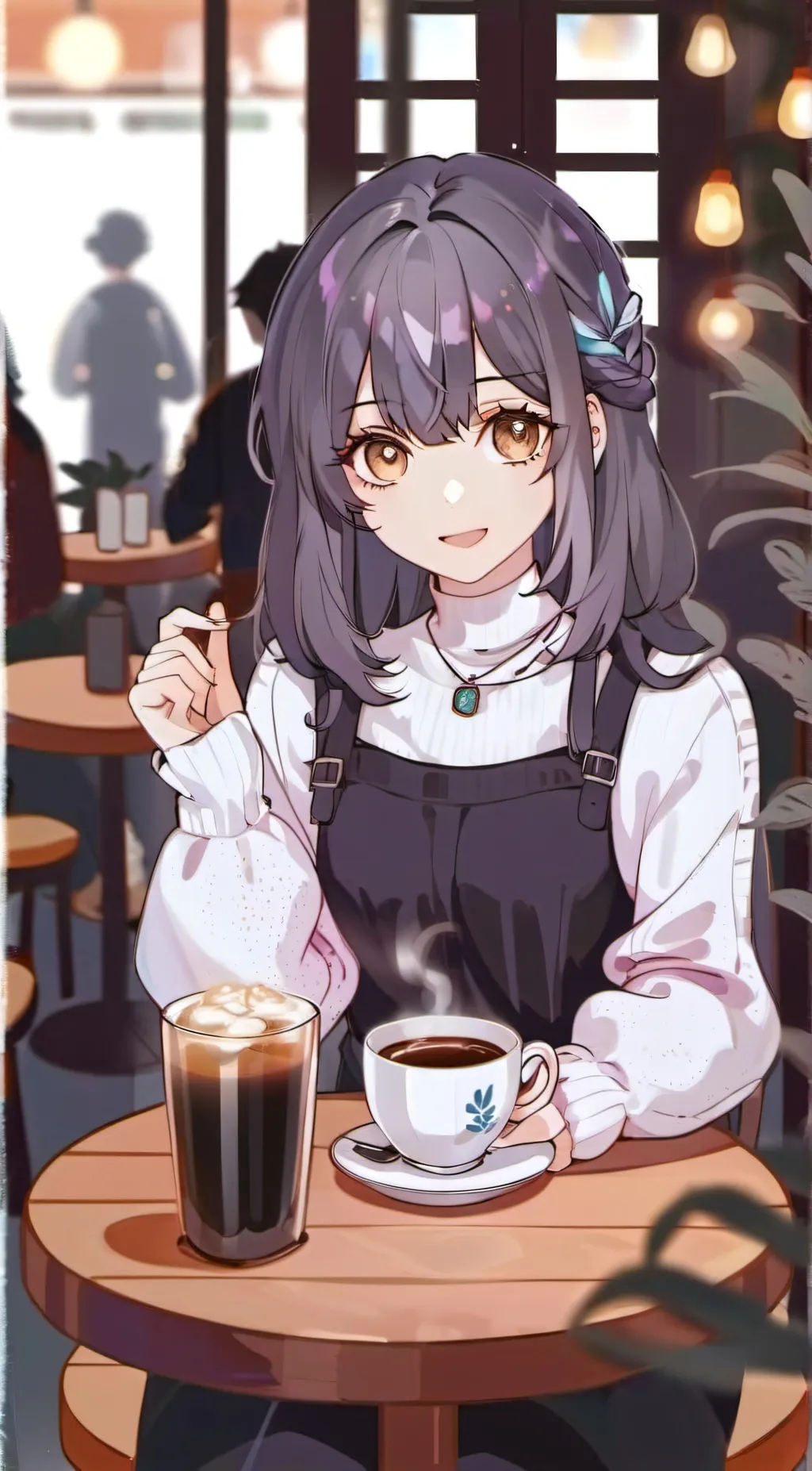 ai character: ariana korumi  background