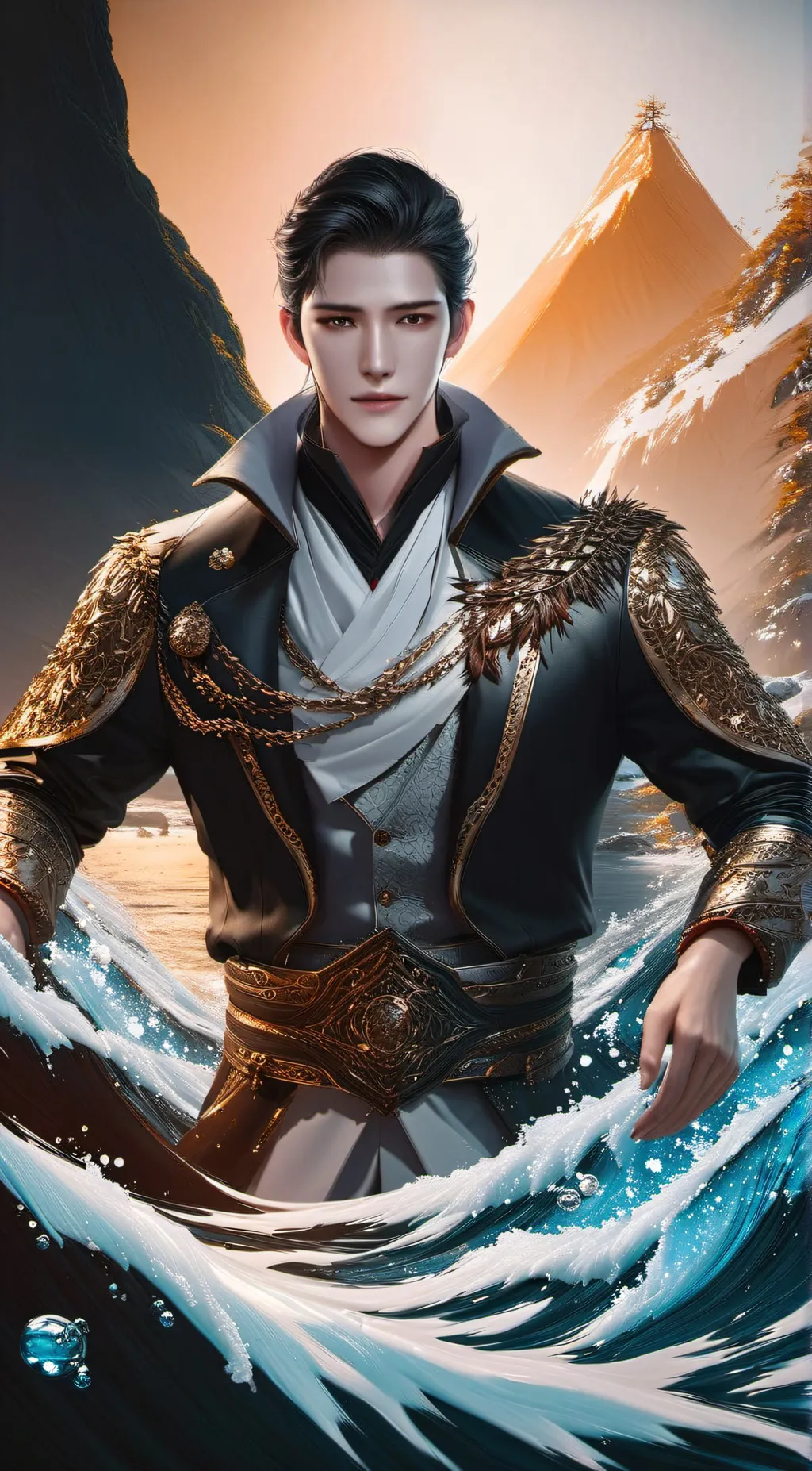 ai character: Liam  background