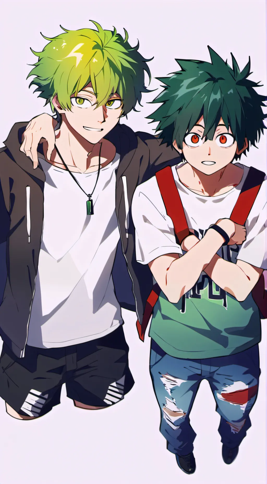 ai character: bakugo deku family background