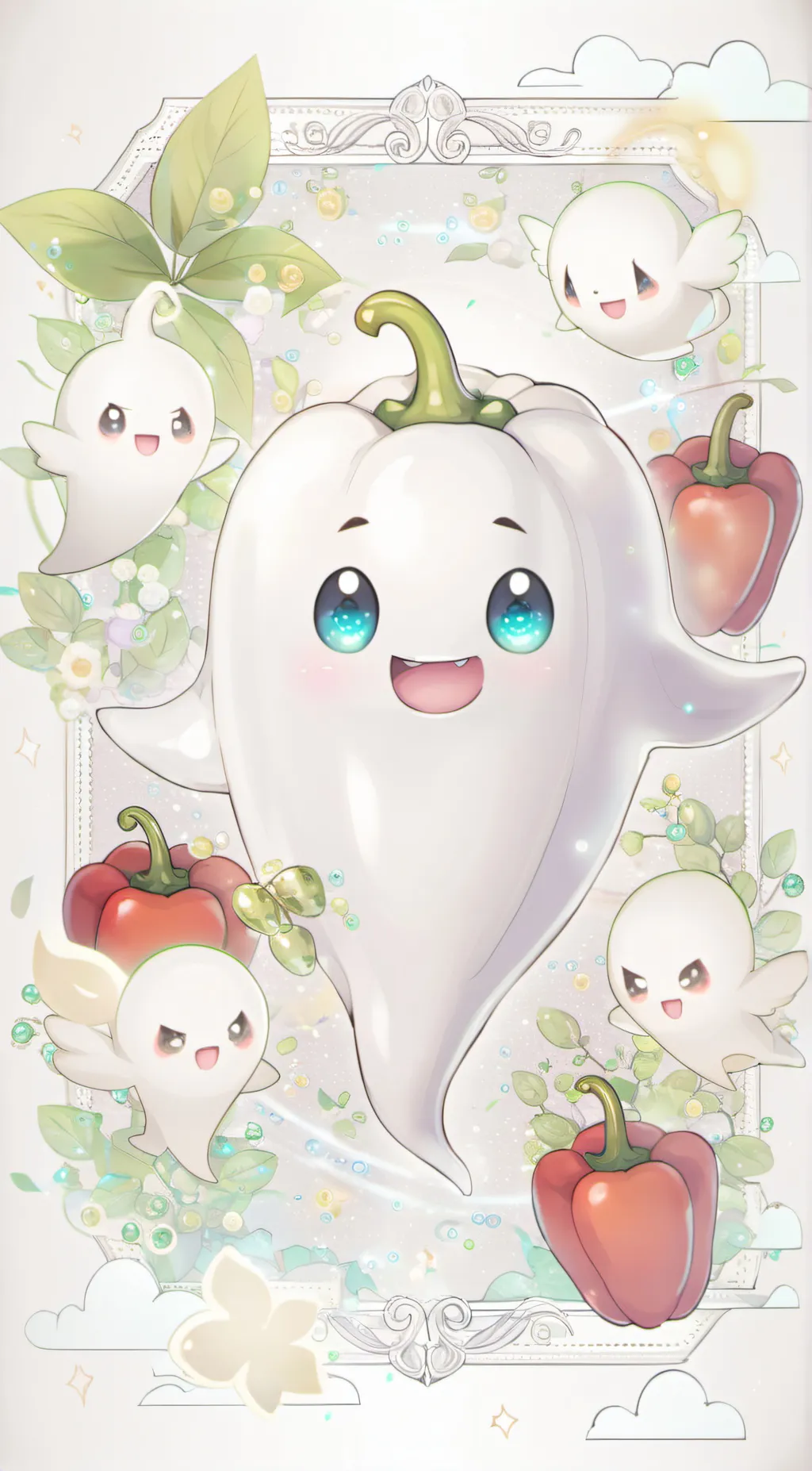 ai character: GhostPepper pvz background