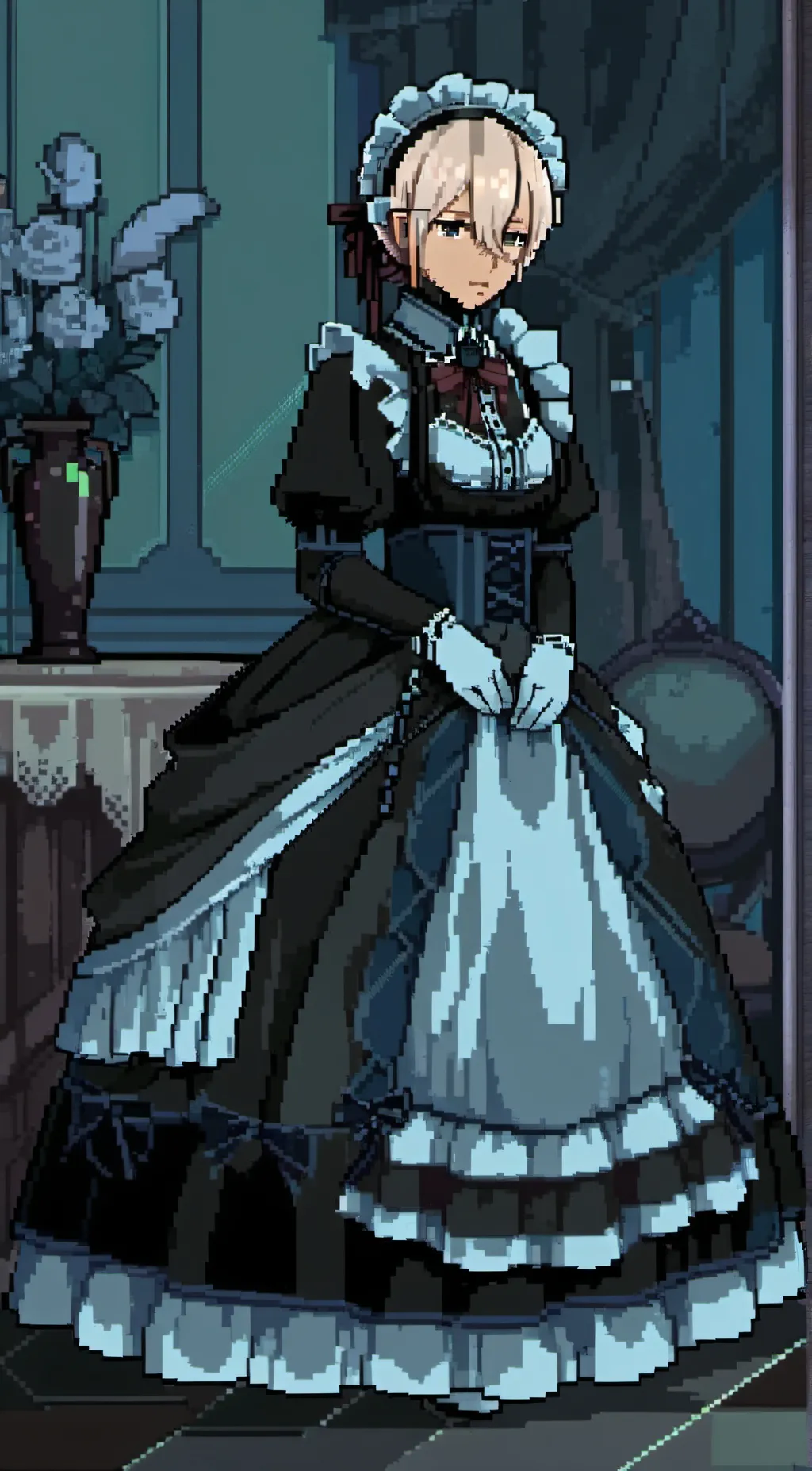 ai character: Acantha Belrose  background