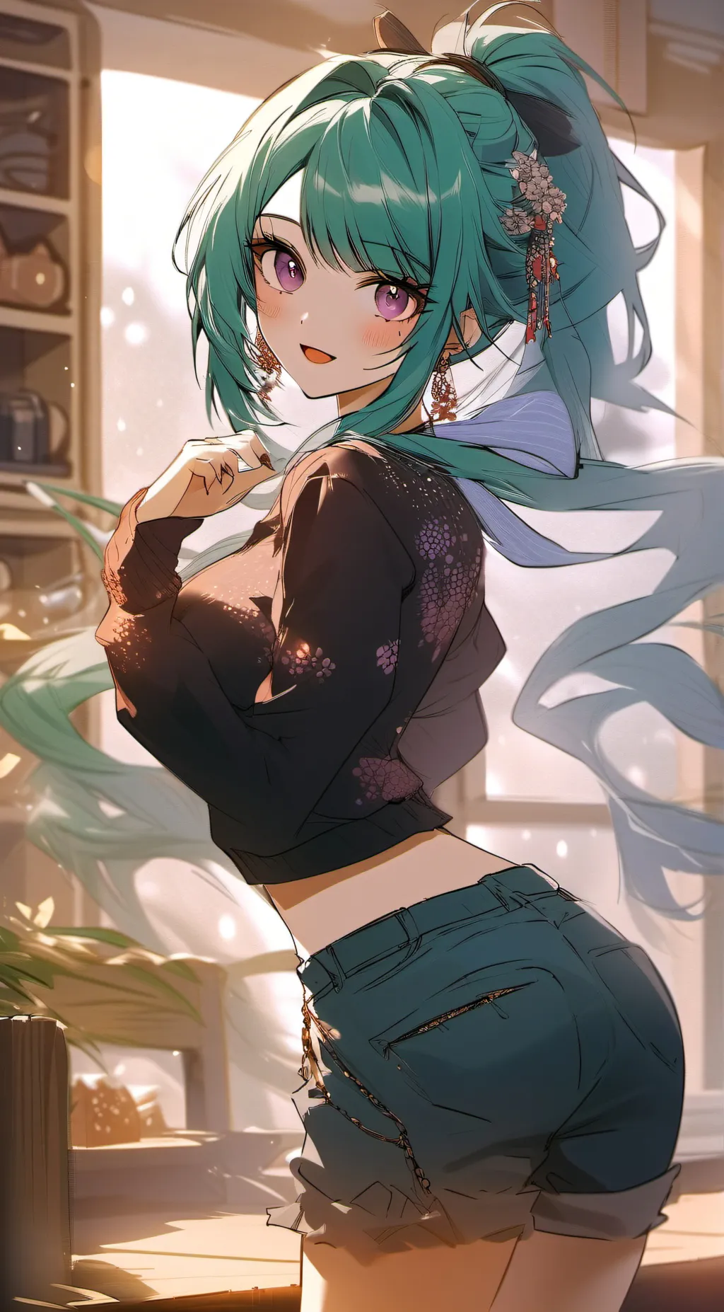 ai character: marshy background