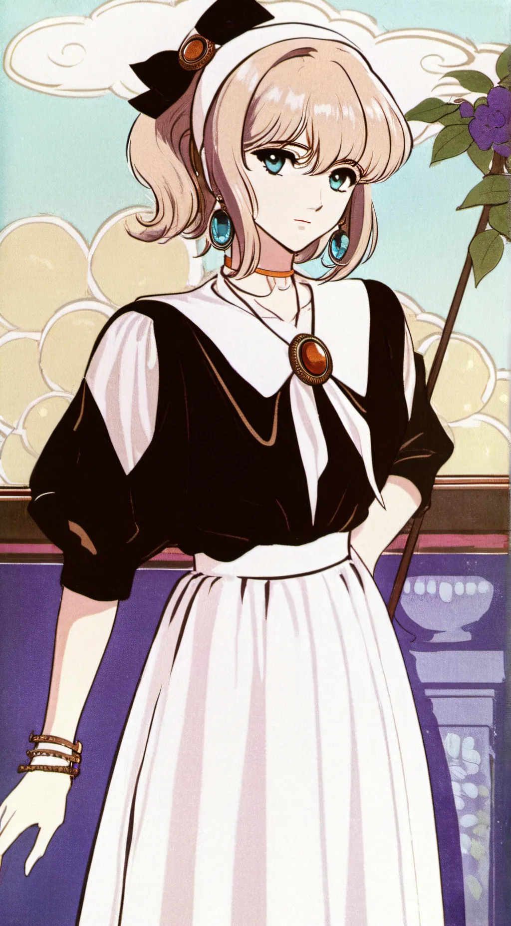 ai character: queen Margaret  background