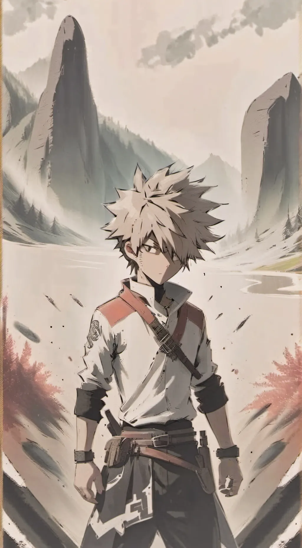 ai character: Bakugo background