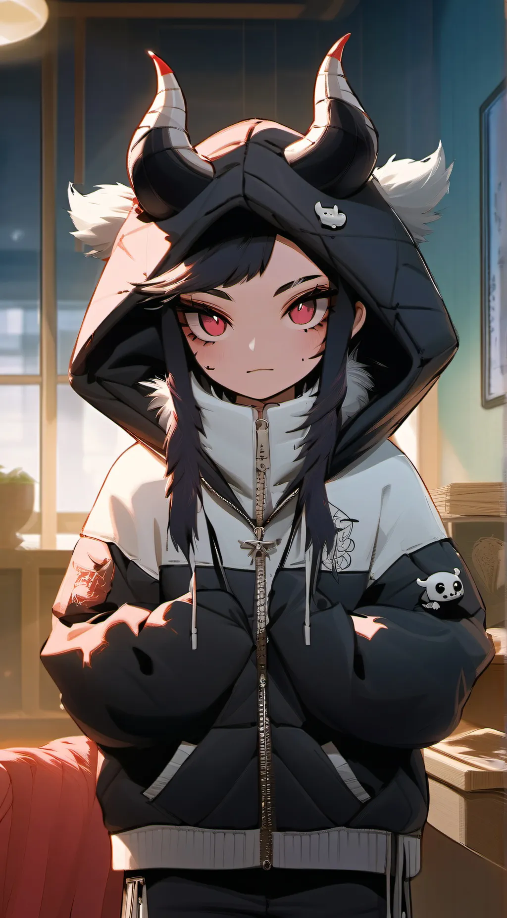 ai character: Kuromi background