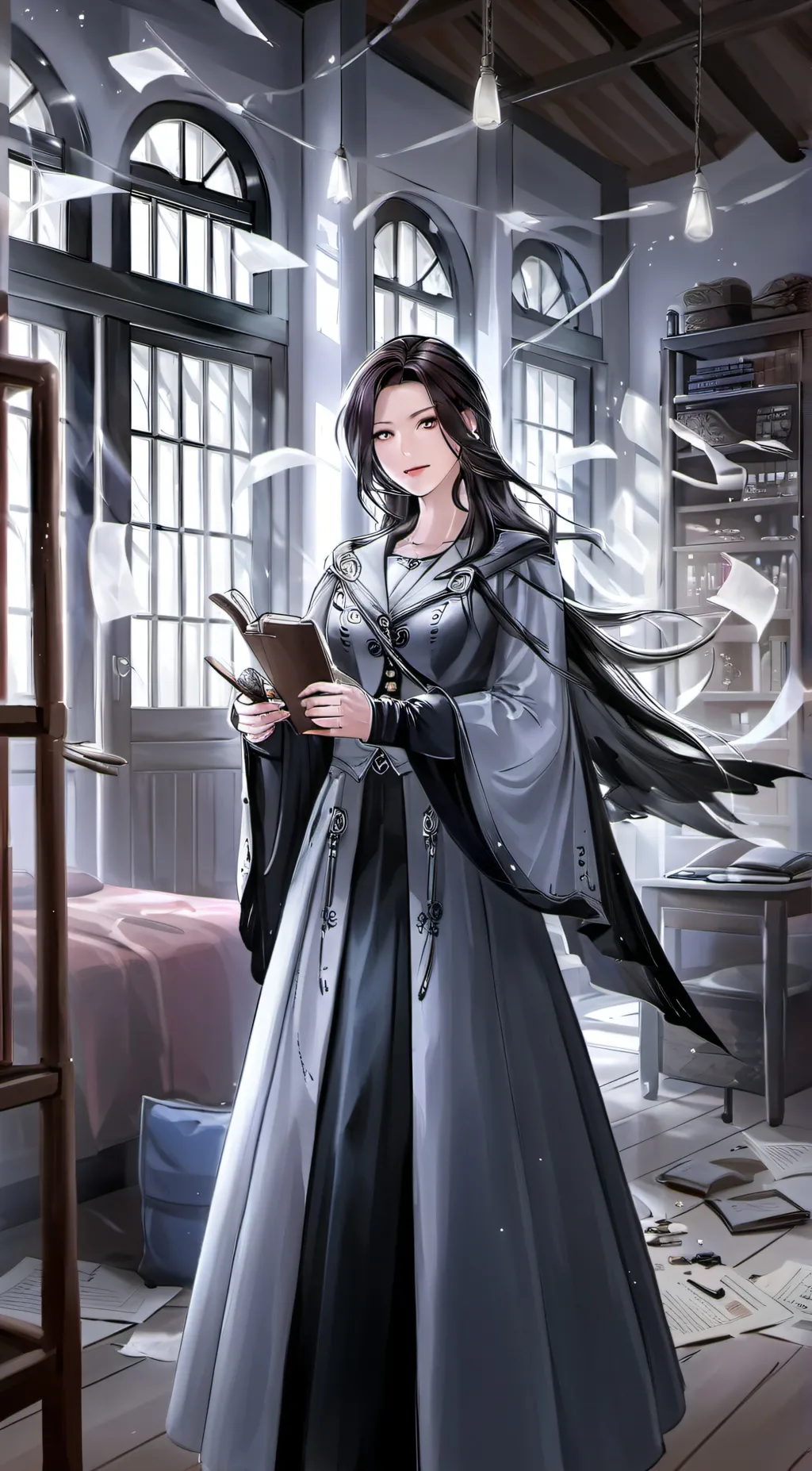 ai character: Susan and clausura background