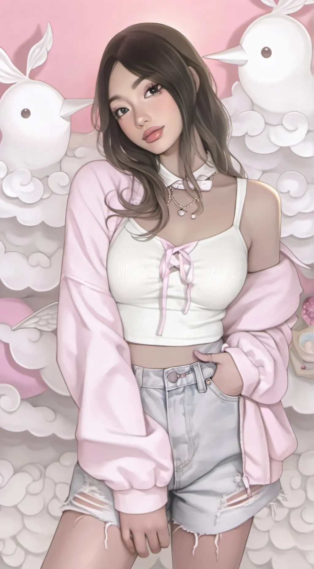 ai character: Lia  background